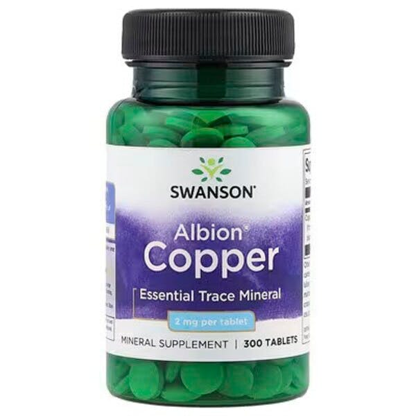 iHerb UK - Swanson Vitamins , Albion® Copper, 2 Mg, 300 Tablets - Image 6