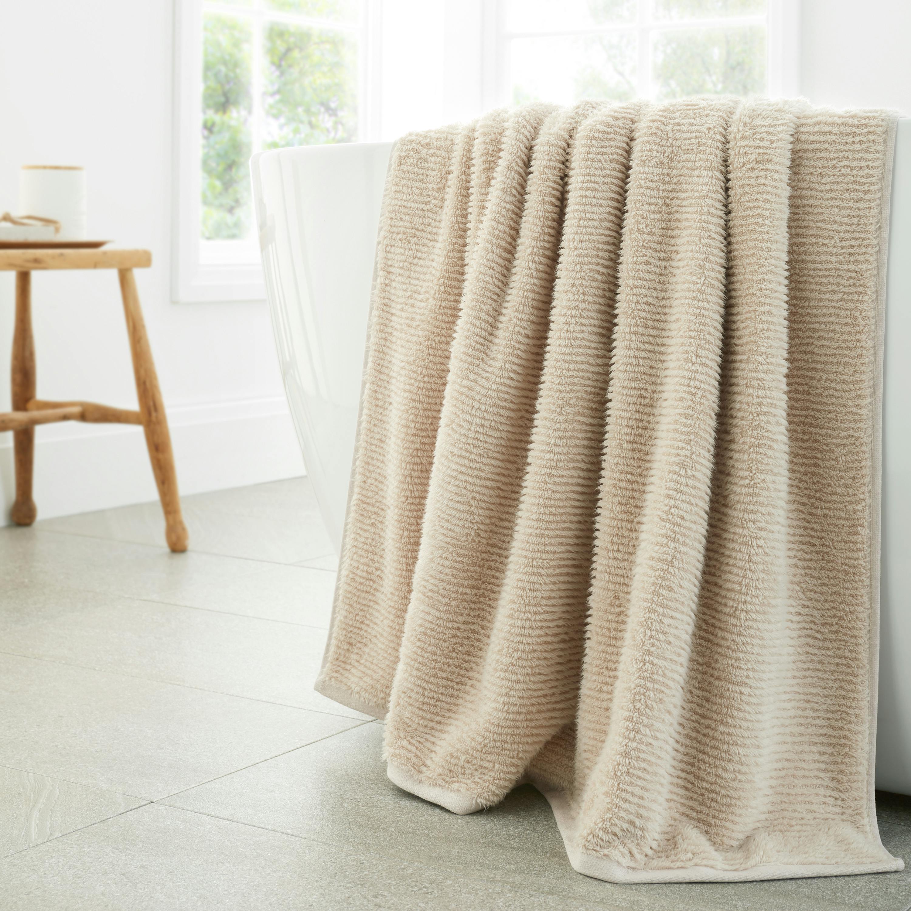 Bianca Light Soft Zero Twist Spa Cotton Towel Natural - Bath Towel - Natural