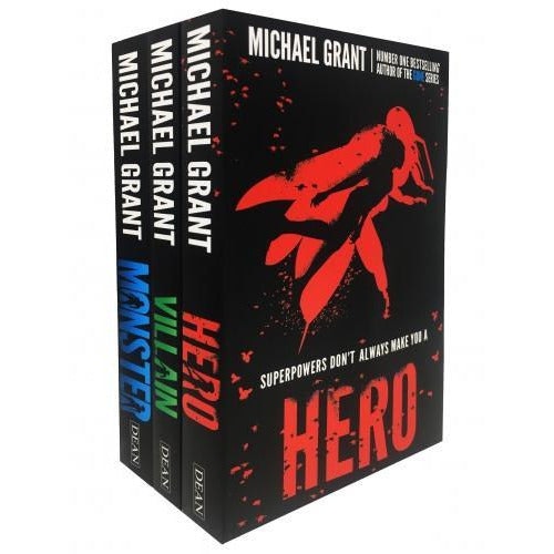 Dean Books The Monster Series Books Collection Set By Michael Grant Hero Villain Monster Size 3