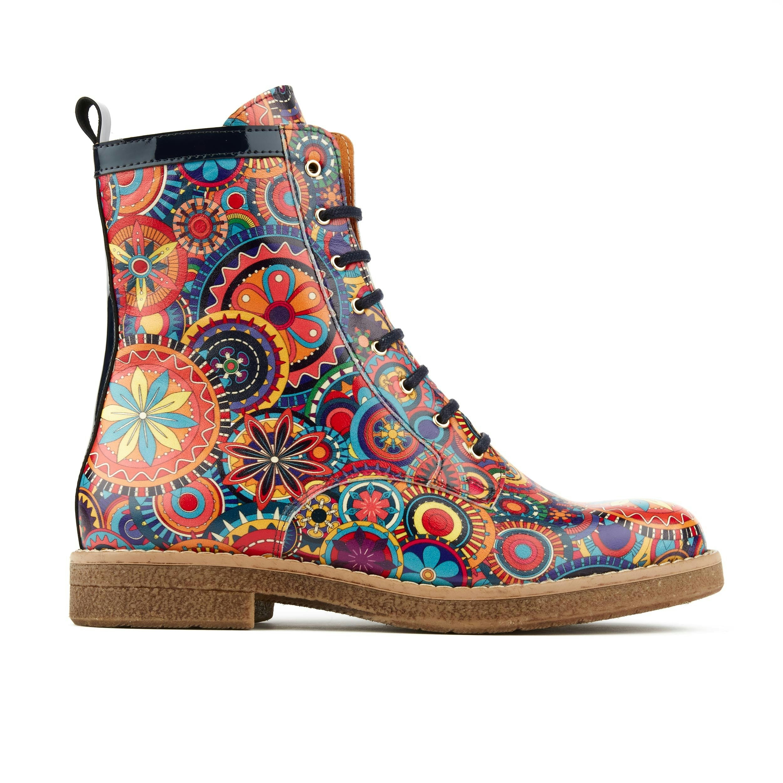Embassy London Women's Traveller - Signature - Higher Shaft Leather Boot With Laces And Zip - Uk 11 / Eu 44 / Us 13