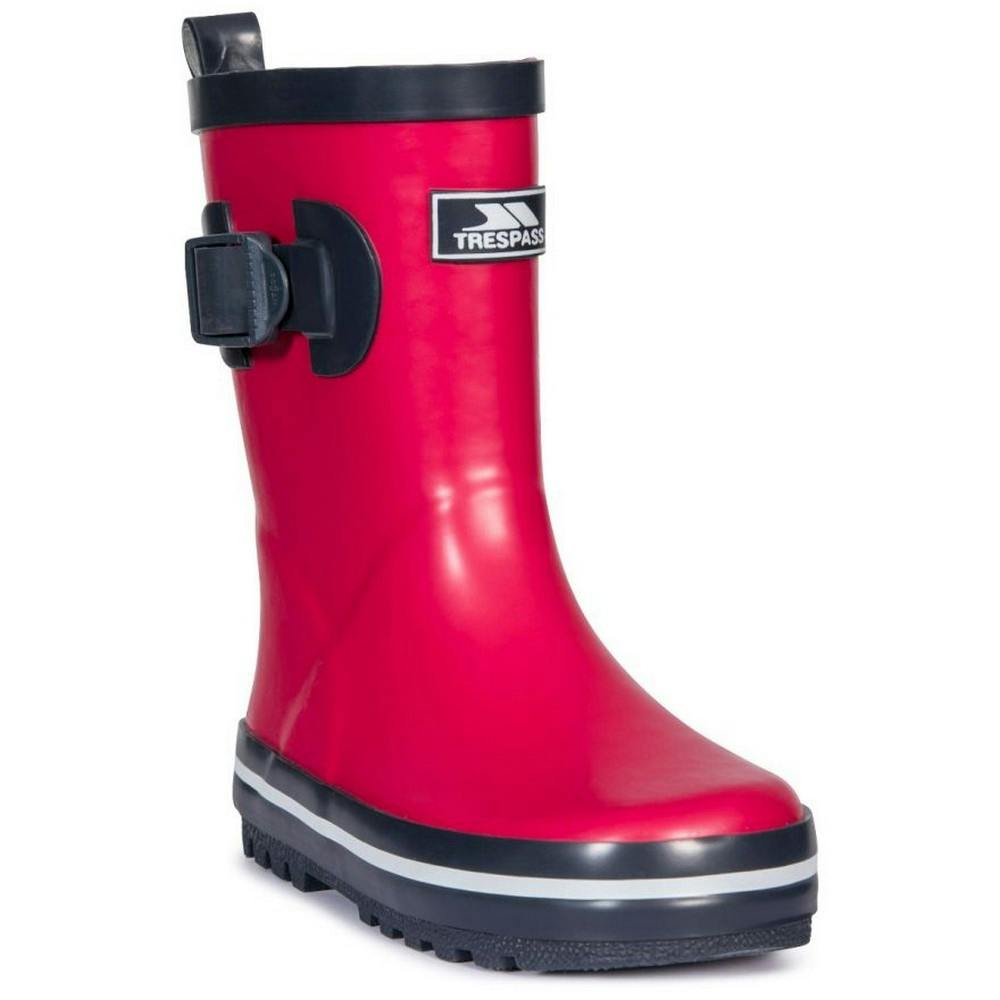 Trespass Boys Pink Trumpet Wellington Boots - Lady - 3 Uk - Lady