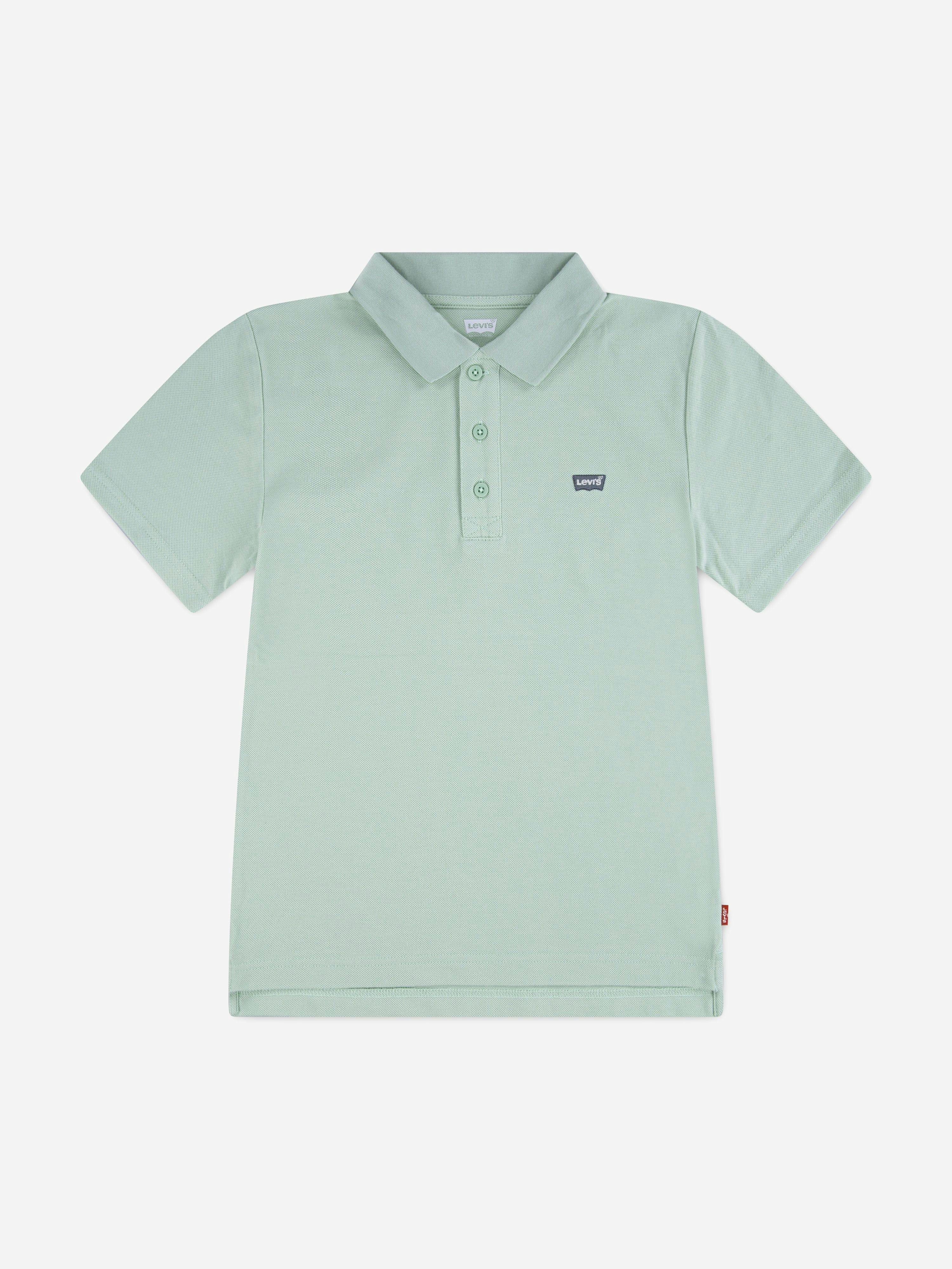 Levi's Kids Wear Boys Green Levi's Back Neck Tape Polo Shirt In - 4 Yrs