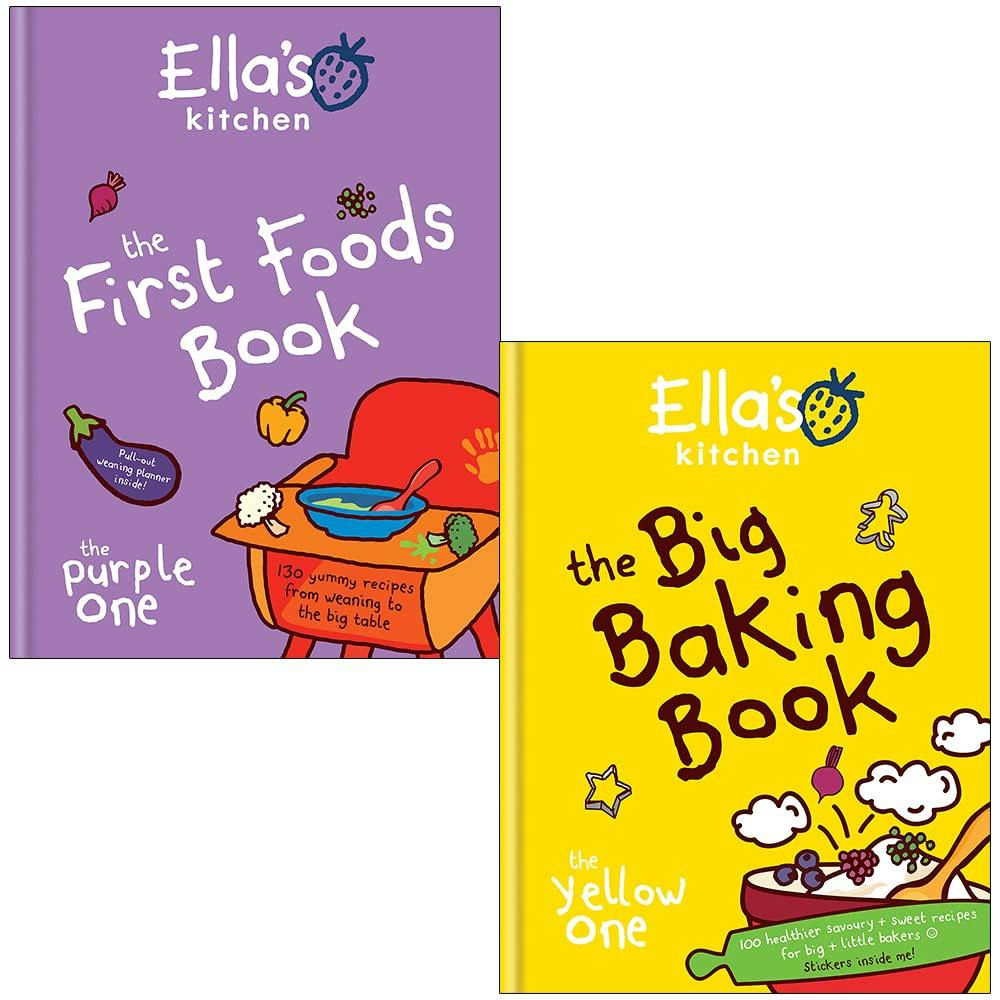 Various Publishers Ellas Kitchen Collection 2 Books Set (The First Foods Book, The Big Baking Book)
