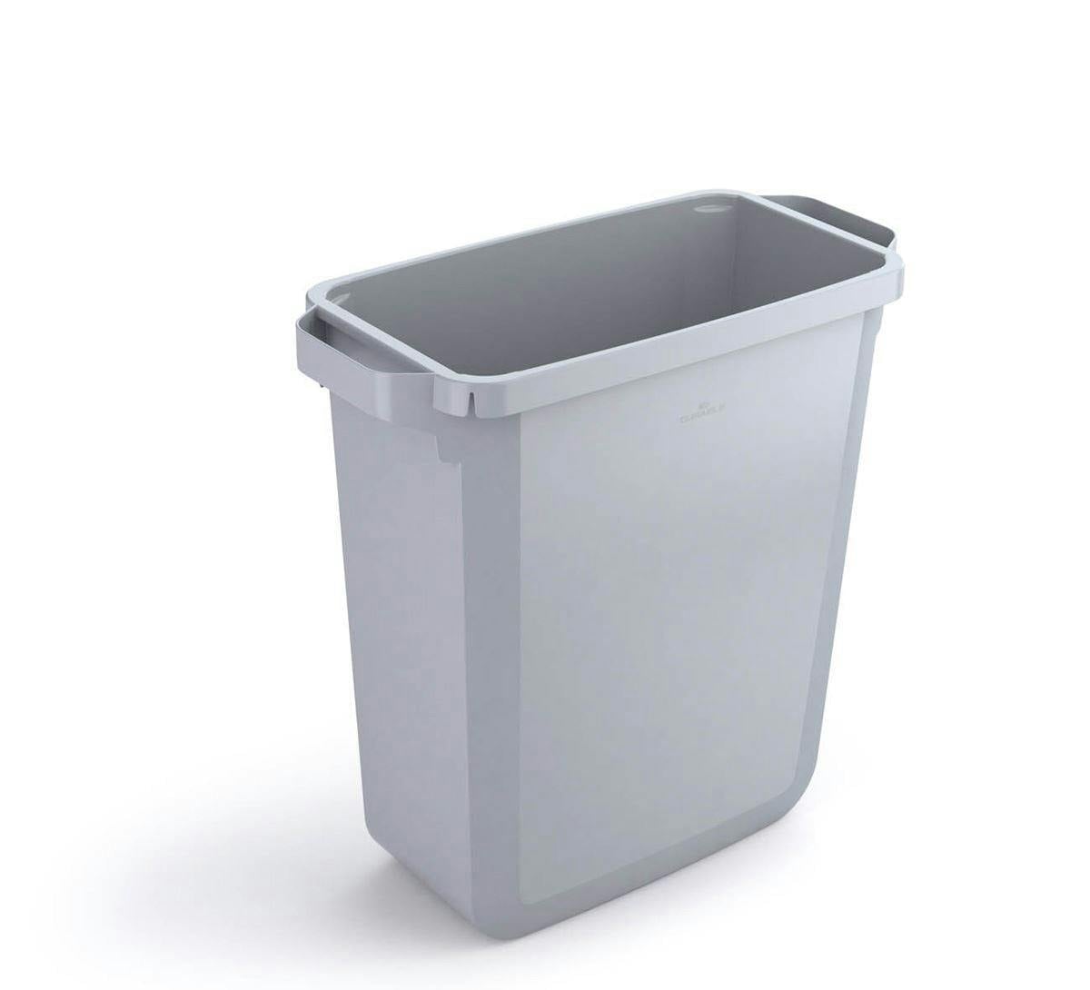 Durable Grey 60L Waste Bin | Rectangular Recycling Bin | Food Bin | Durabin