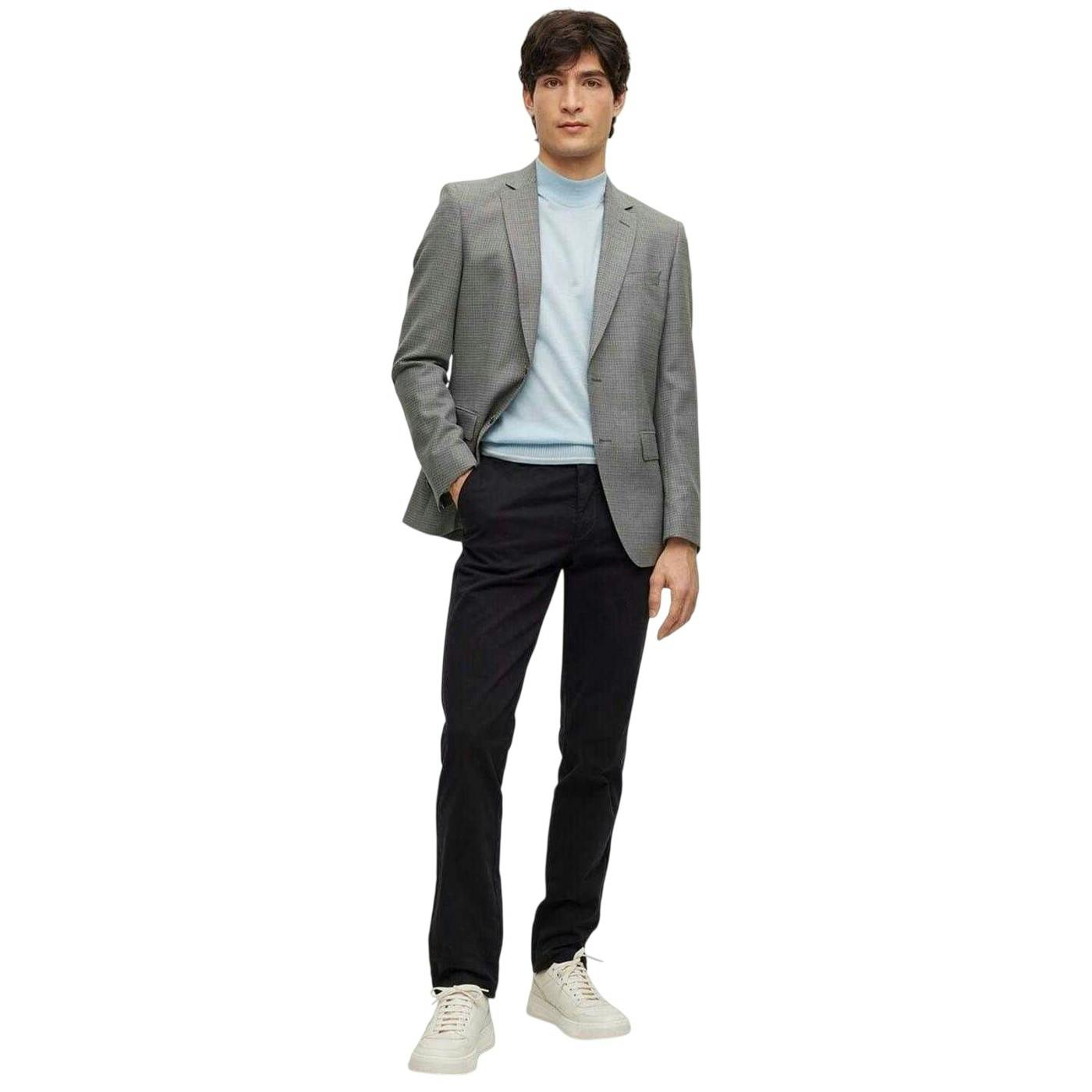 Hugo Boss Men's Black Kaiton Slim Chinos - 34R - 98% Cotton/2% Elastane
