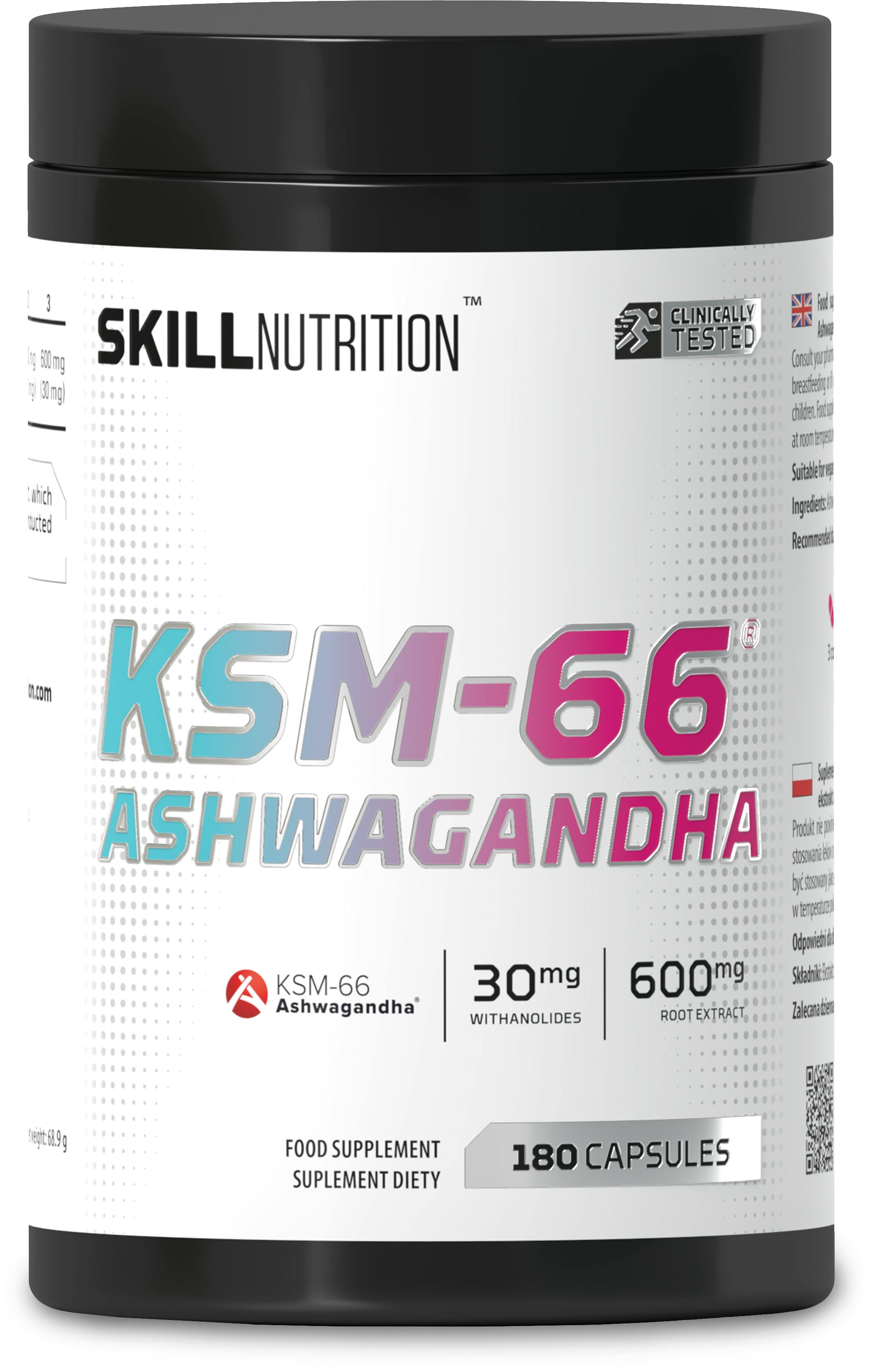 Skill Nutrition Ksm-66 Ashwagandha 180 Capsules - Image 3