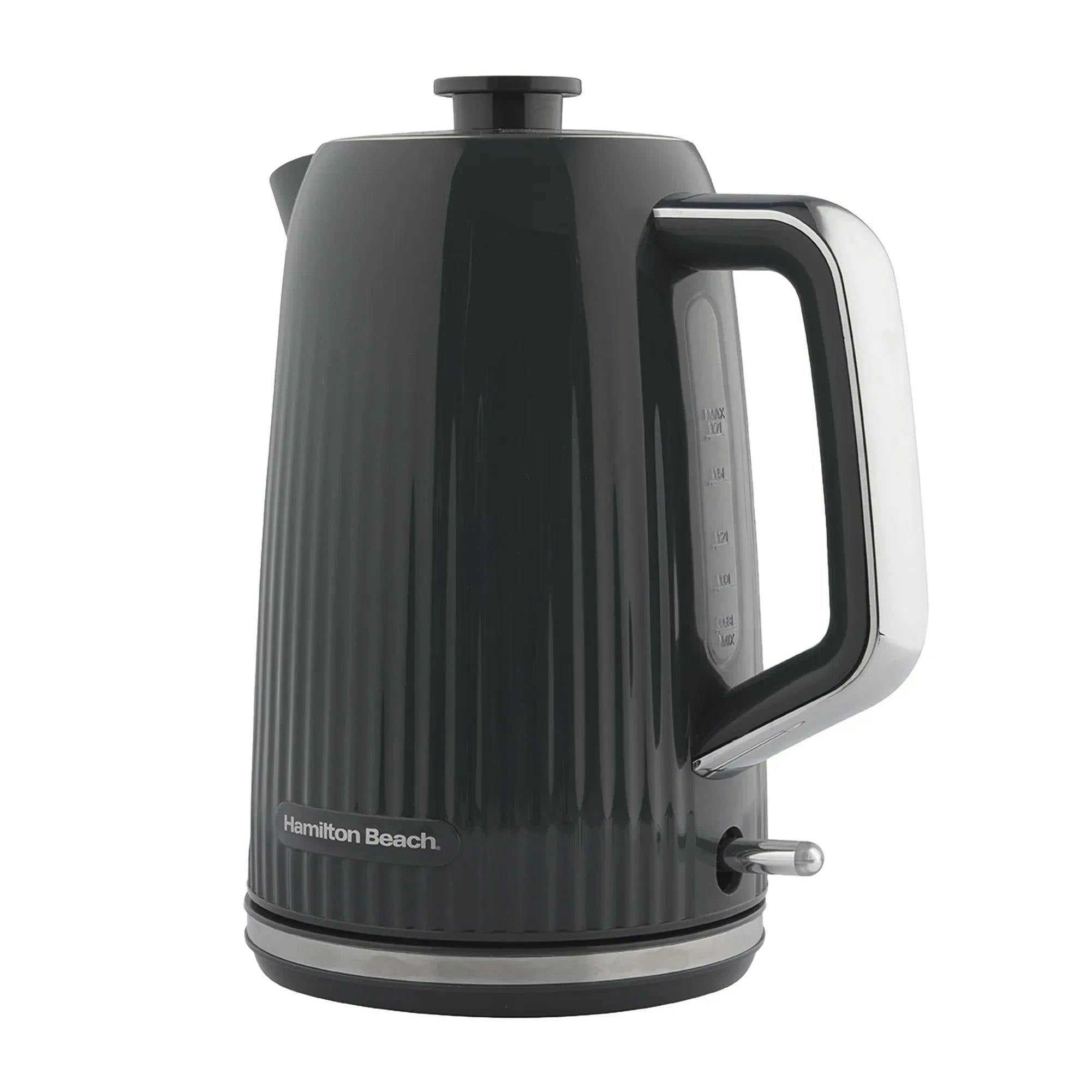 Hamilton Beach Grey Miami 1.7L Kettle Charcoal - Image 3