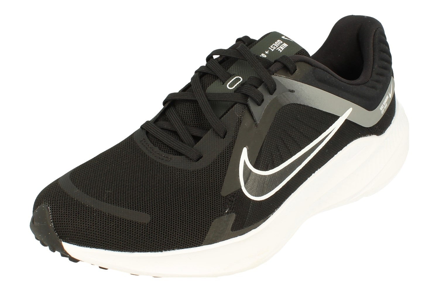 Nike Men's Black/White/Grey Quest 5 Dd0204 001 - Uk 10 | Us 11 | Eu 45