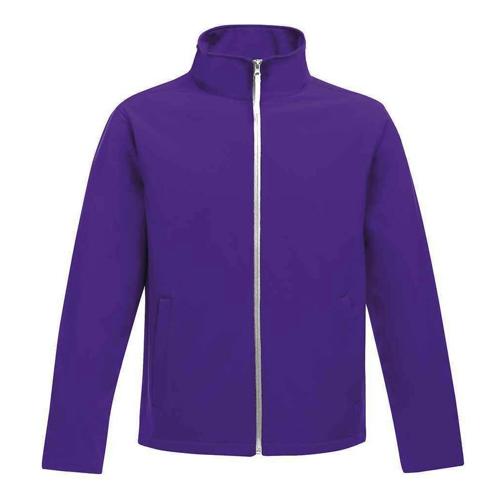 Regatta Men's Purple/Black Standout Ablaze Printable Soft Shell Jacket - Vibrant - Vibrant - 3XL - 100% Softshell