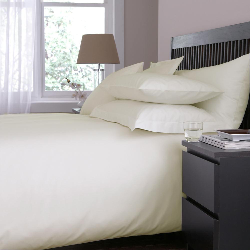 Rackhams Ivory Sestina 100% Cotton Oxford Pillowcase - 50 X 75Cm - 50 X 75Cm - 100% Cotton Percale