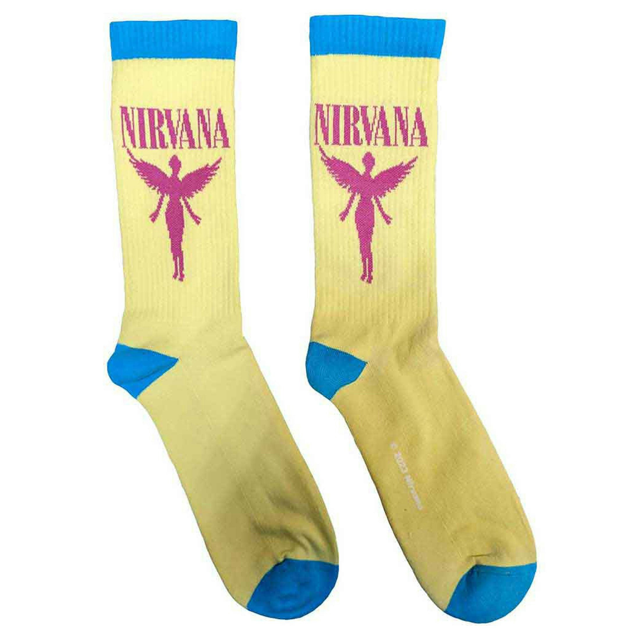 Paradiso Clothing Nirvana Angelic Band Logo Terry Socks