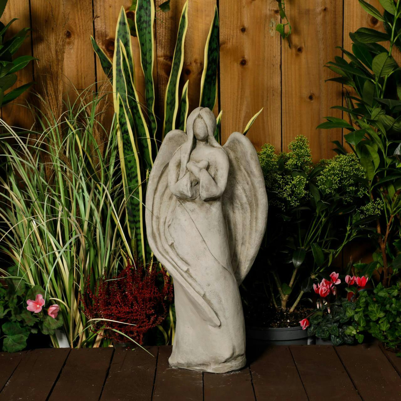 Rackhams Ethereal Stone Guardian Angel Statue