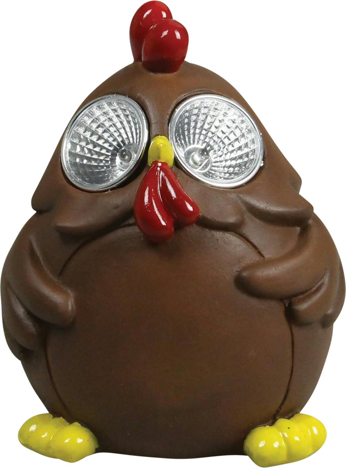 Luxform Brown/Light Solar Hen Led Eyes