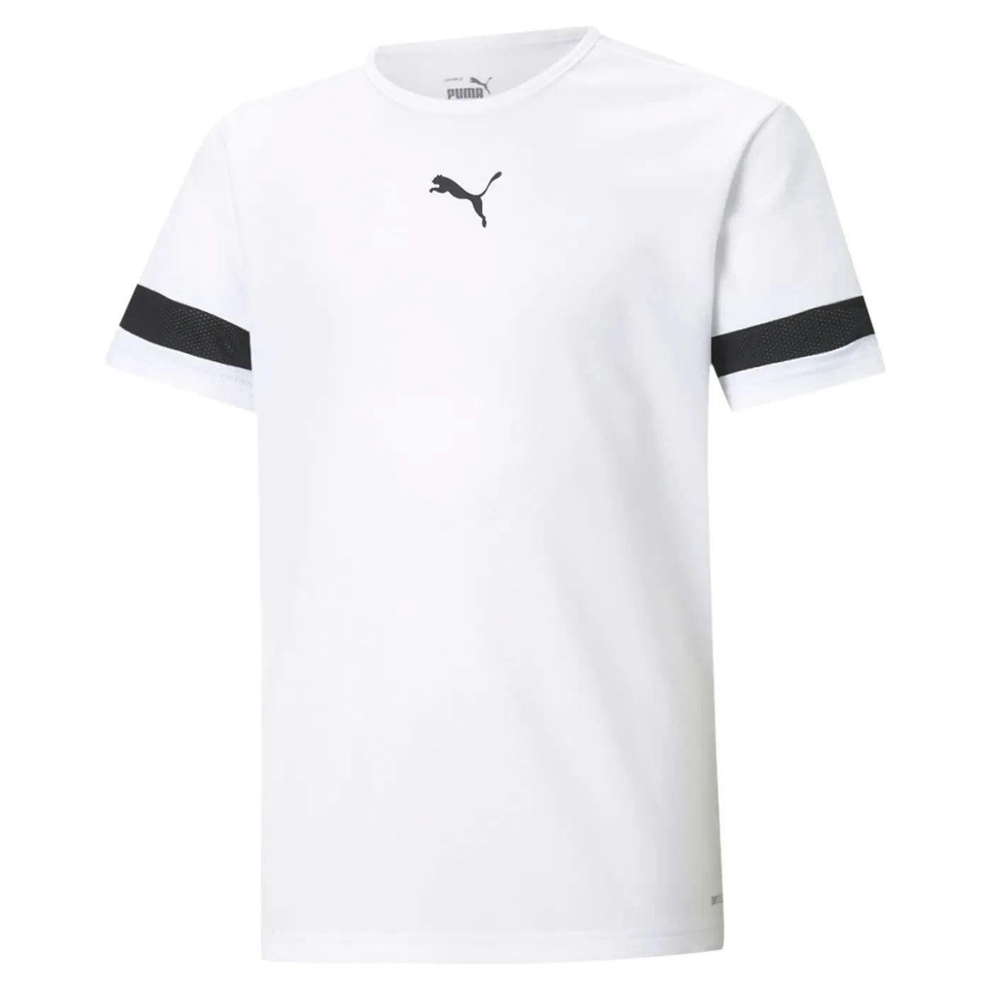 Puma Boys White / Girls Teamrise T Shirt Football Jersey 704938 - 116 5-6 Years