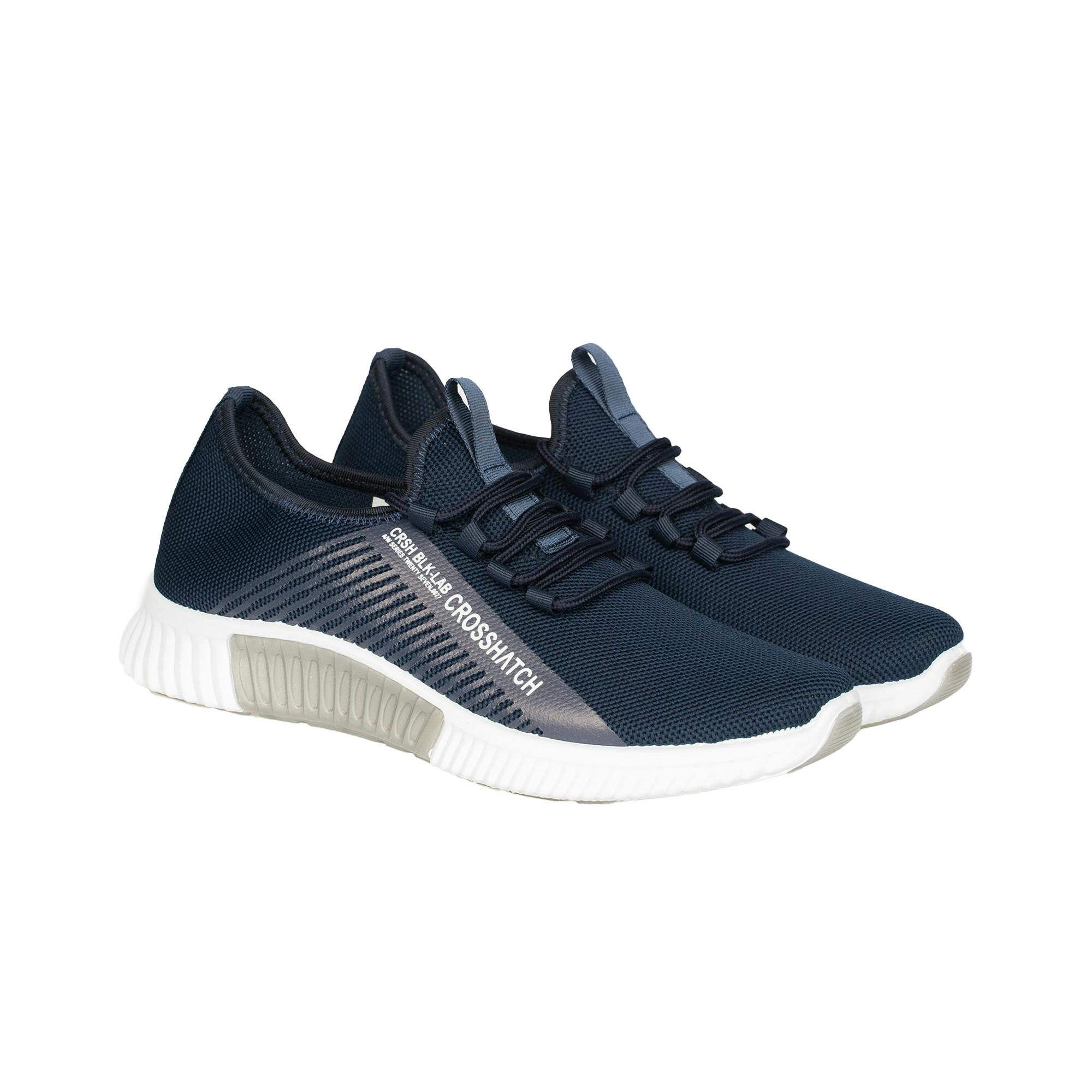 Crosshatch Men's Nimbus Trainers - Navy - 9 Uk - Navy - 80% Nylon/20% Rubber