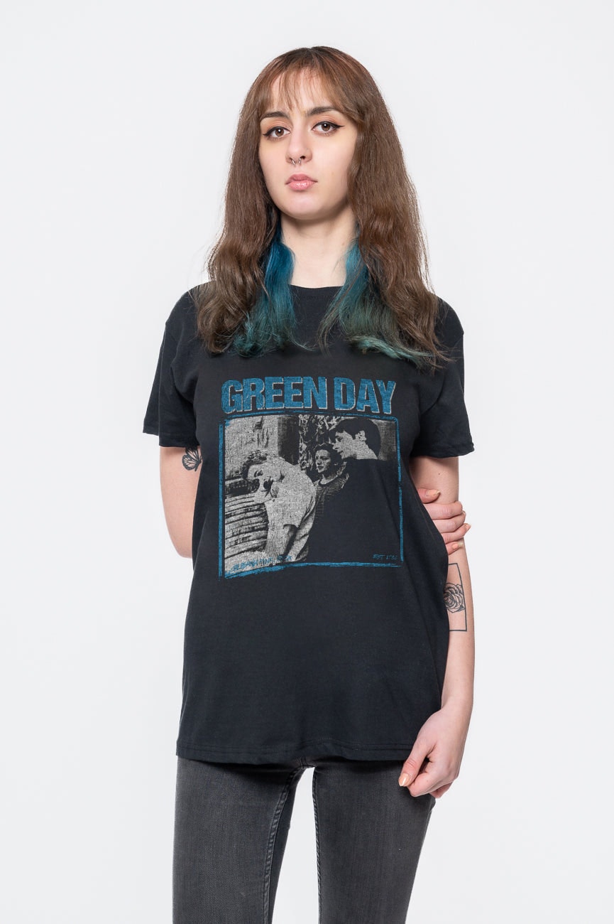 Paradiso Clothing Unisex Green Day Photo Block T Shirt - L
