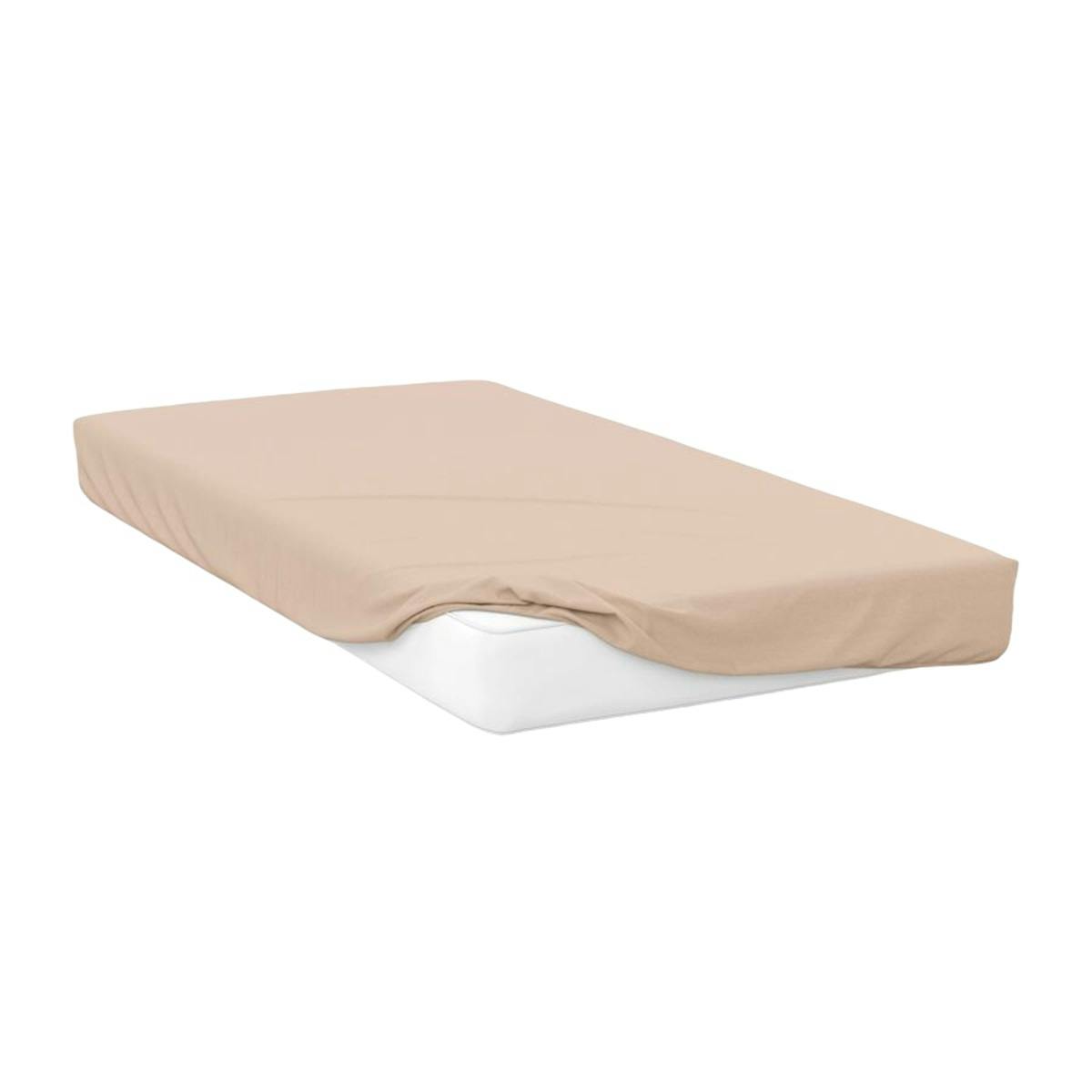 Belledorm Cream 400 Thread Count Egyptian Cotton Fitted Sheet - Superking - 100% Egyptian Cotton