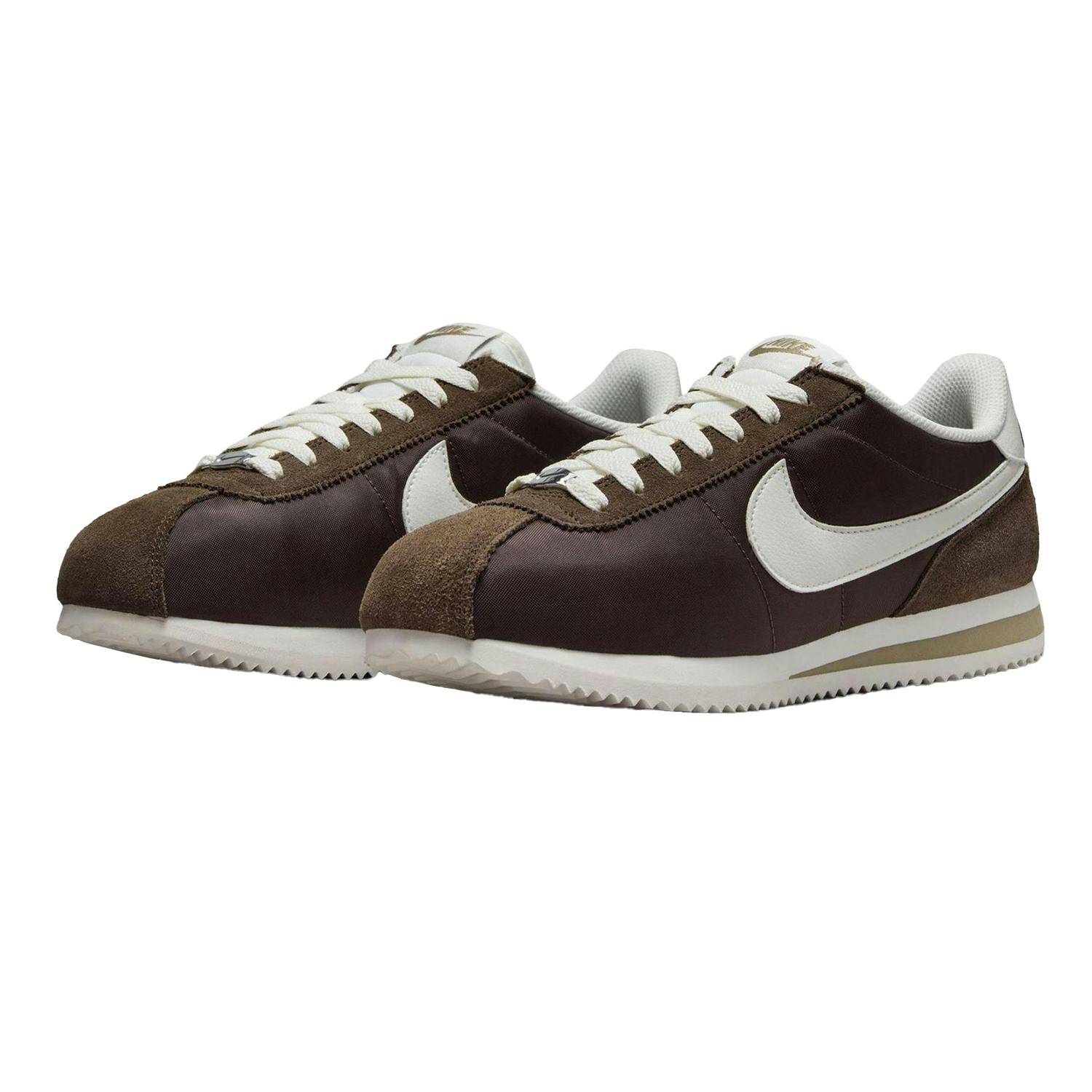 Nike Women's Brown / Cortez Suede Trainers - 6 Uk - 100% Mixed