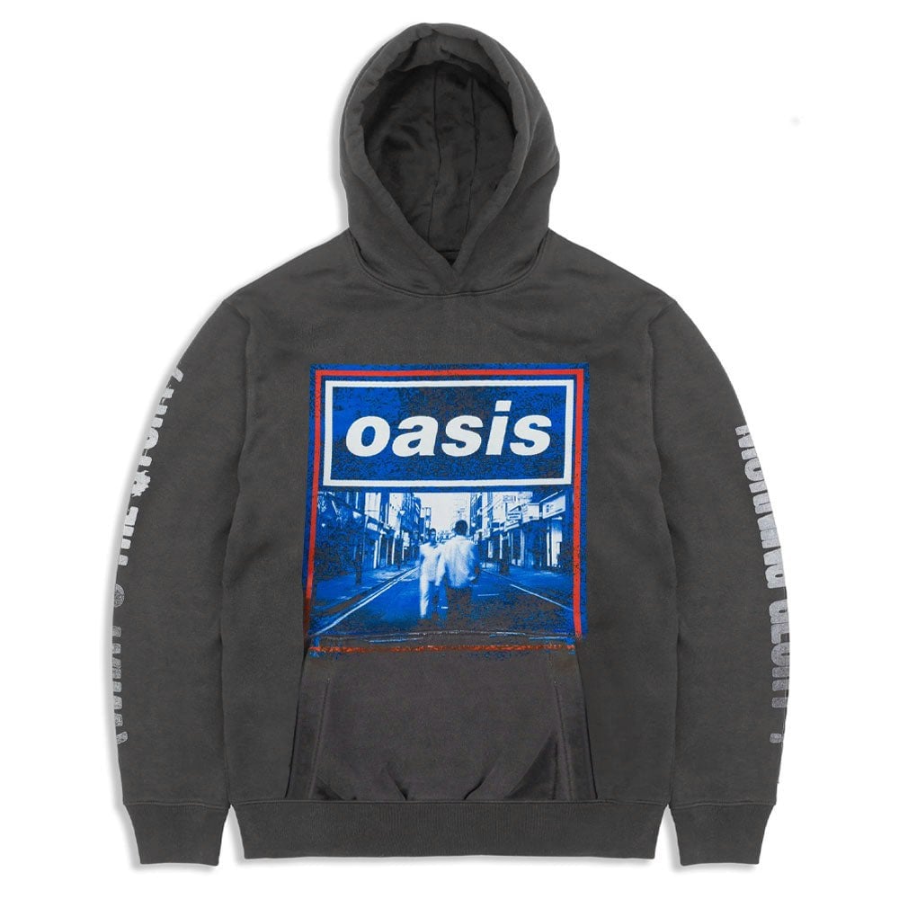 Paradiso Clothing Unisex Blue Oasis Whats The Story Tone Pullover Hoodie - M