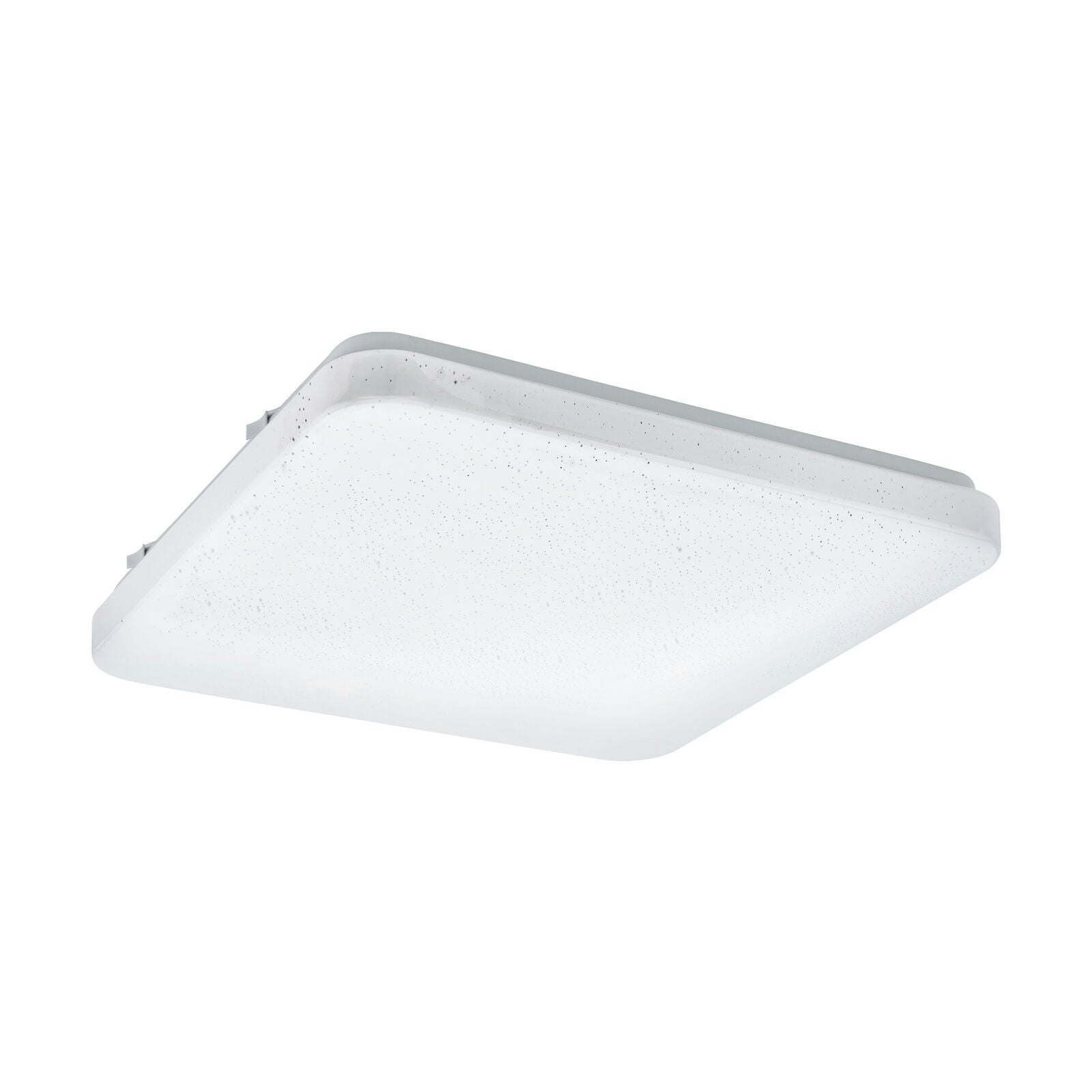 Loops Light/White Wall Flush Ceiling Shade Plastic Crystal Effect Bulb Led 11.5W Size 11