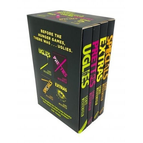 Simon & Schuster Scott Westerfeld Uglies Series Collection 4 Books Box Set Uglies Pretties Extras Specials