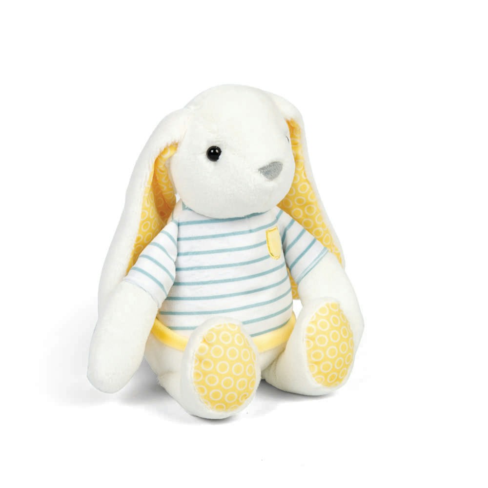 Bigjigs Toys Blue/Yellow Small Rabbit Plush Toy