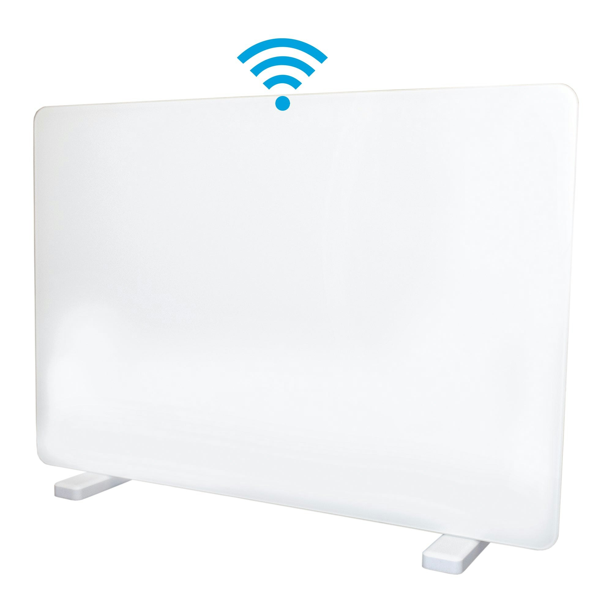 Igenix White Smart Glass Panel Heater, 2000W,
