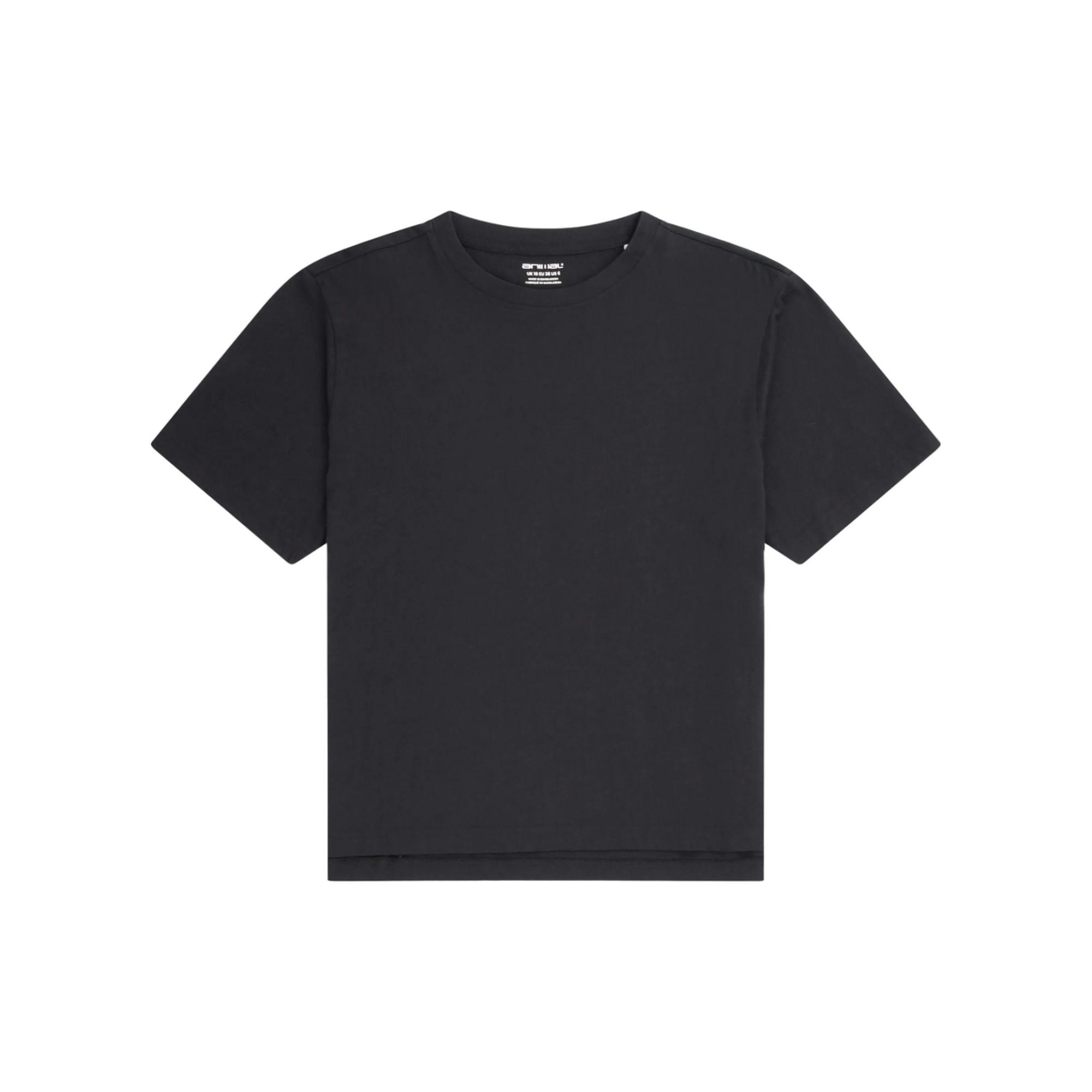 Animal Women's Black Idol Relaxed Fit T-Shirt - Jet - 6 Uk - Jet - 100% Cotton