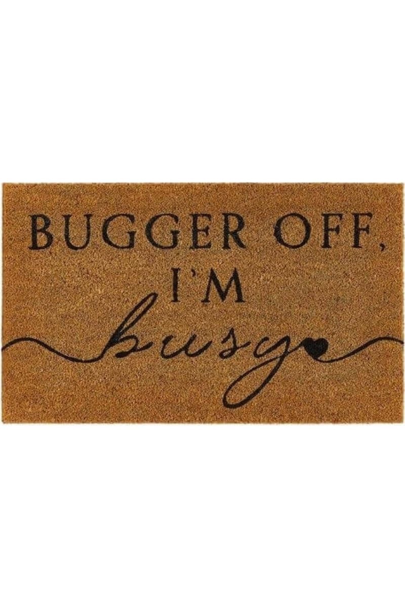 Rackhams Natural Im Busy Coir Doormat 45X75 Cm