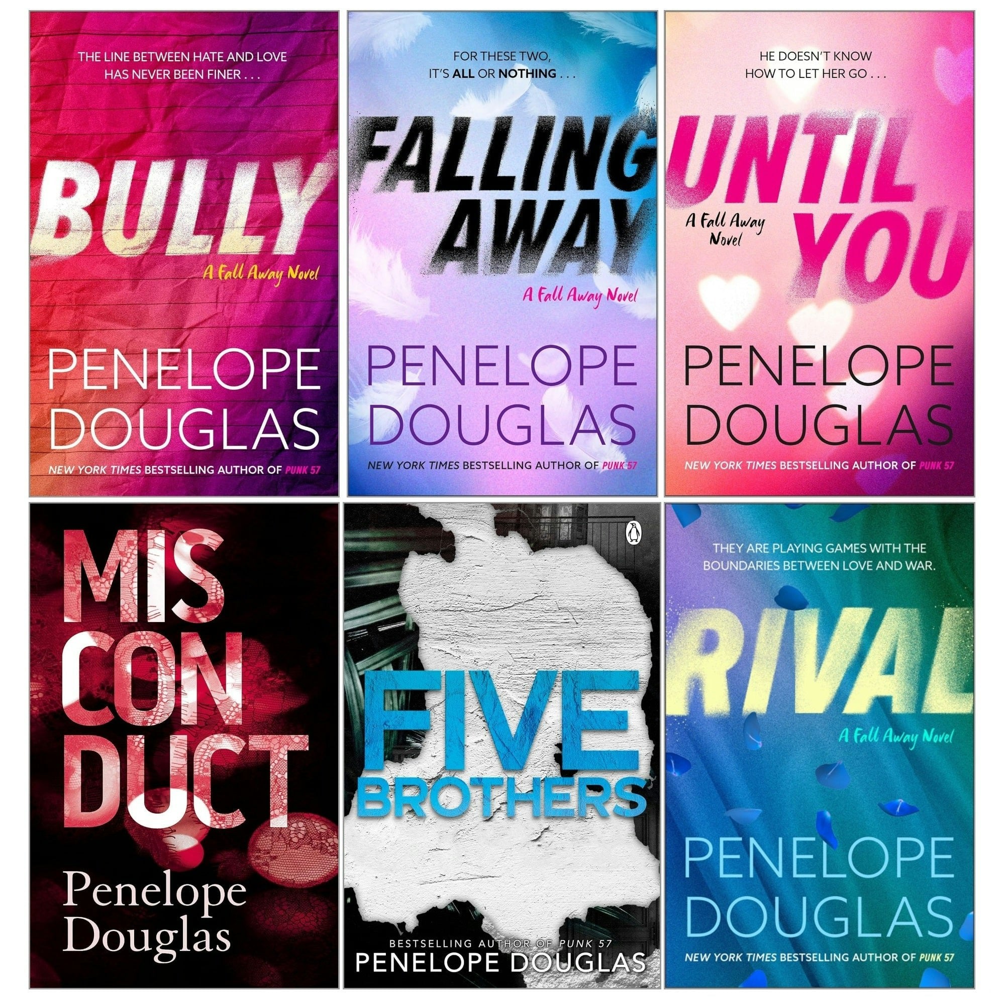 Penelope Douglas 6 Books Collection Set (Bully, Until You, Rival, Falling | TODO - Image 3