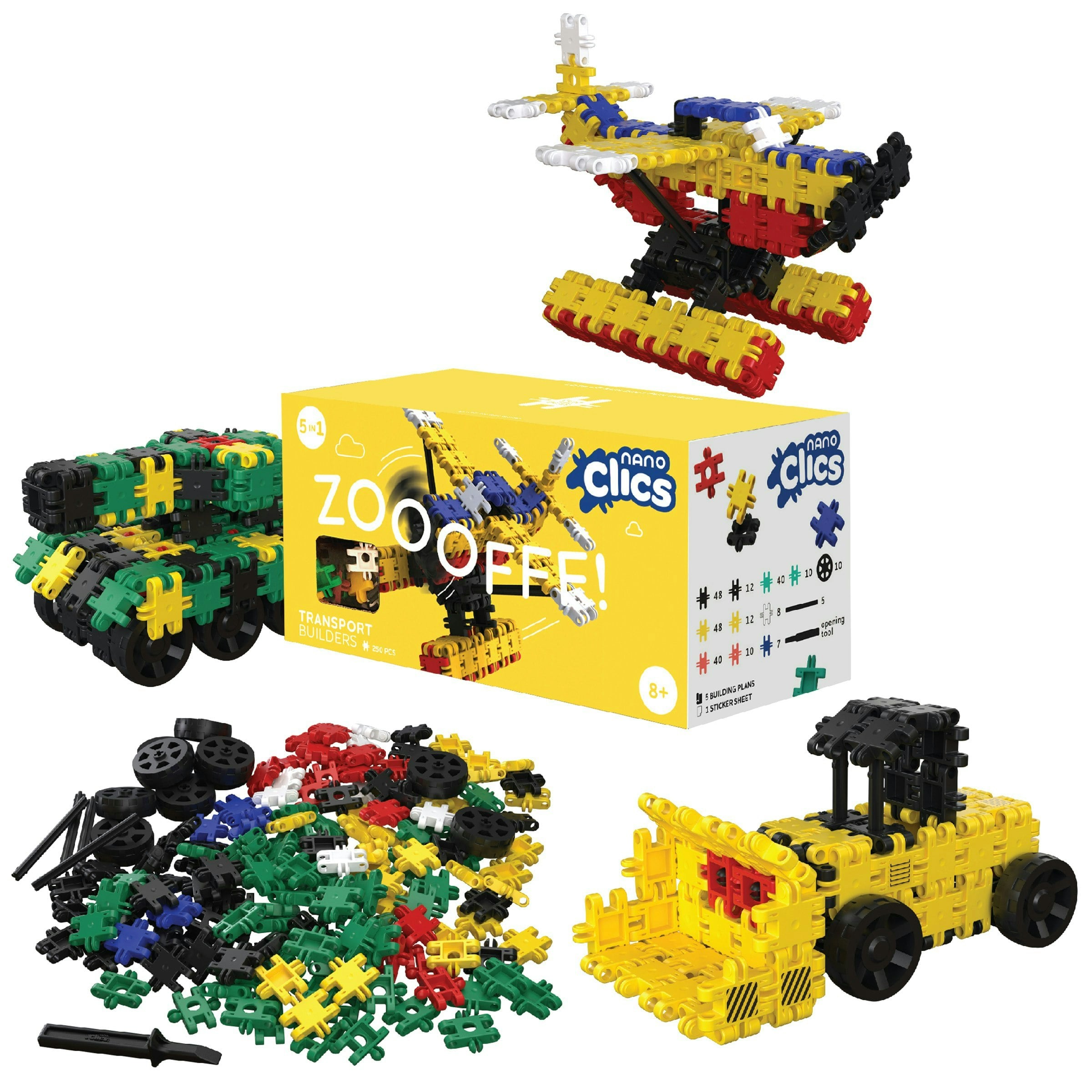 Totum Nano Clics Transport - 250 Pieces