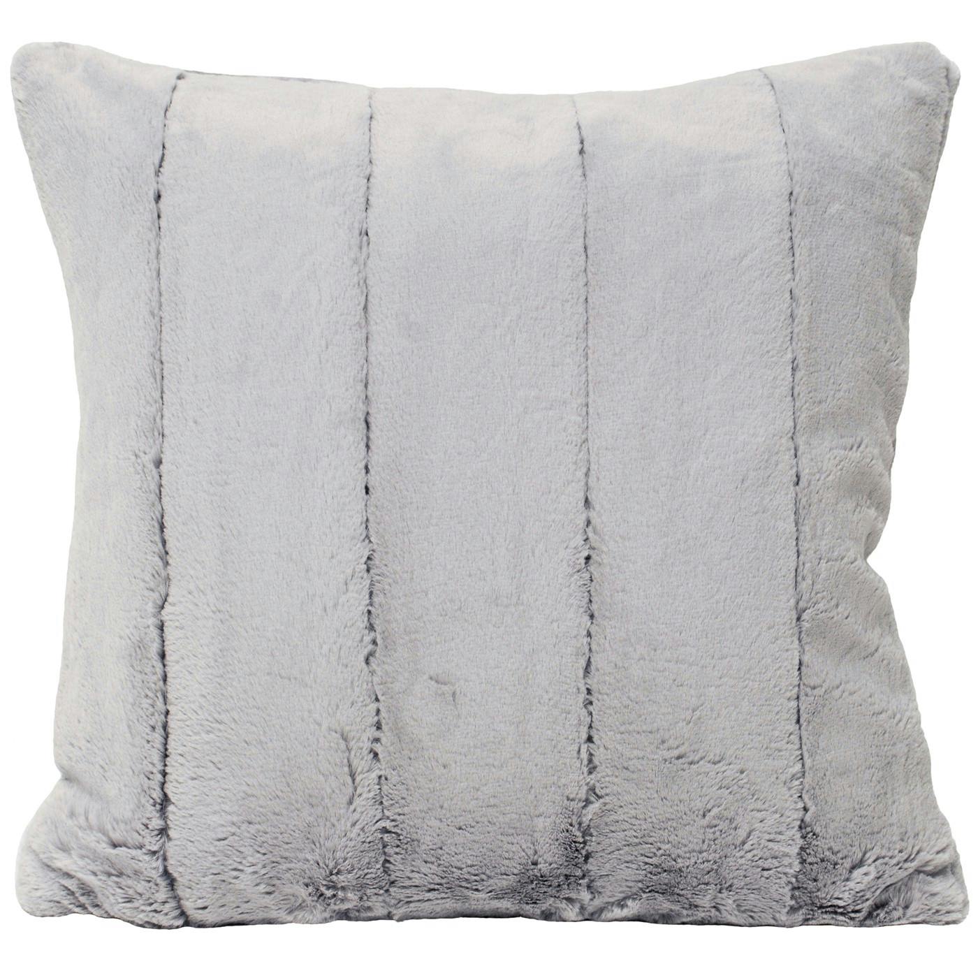 Riva Home Grey Empress Cushion Cover - 55 X 55Cm - 100% Polyester