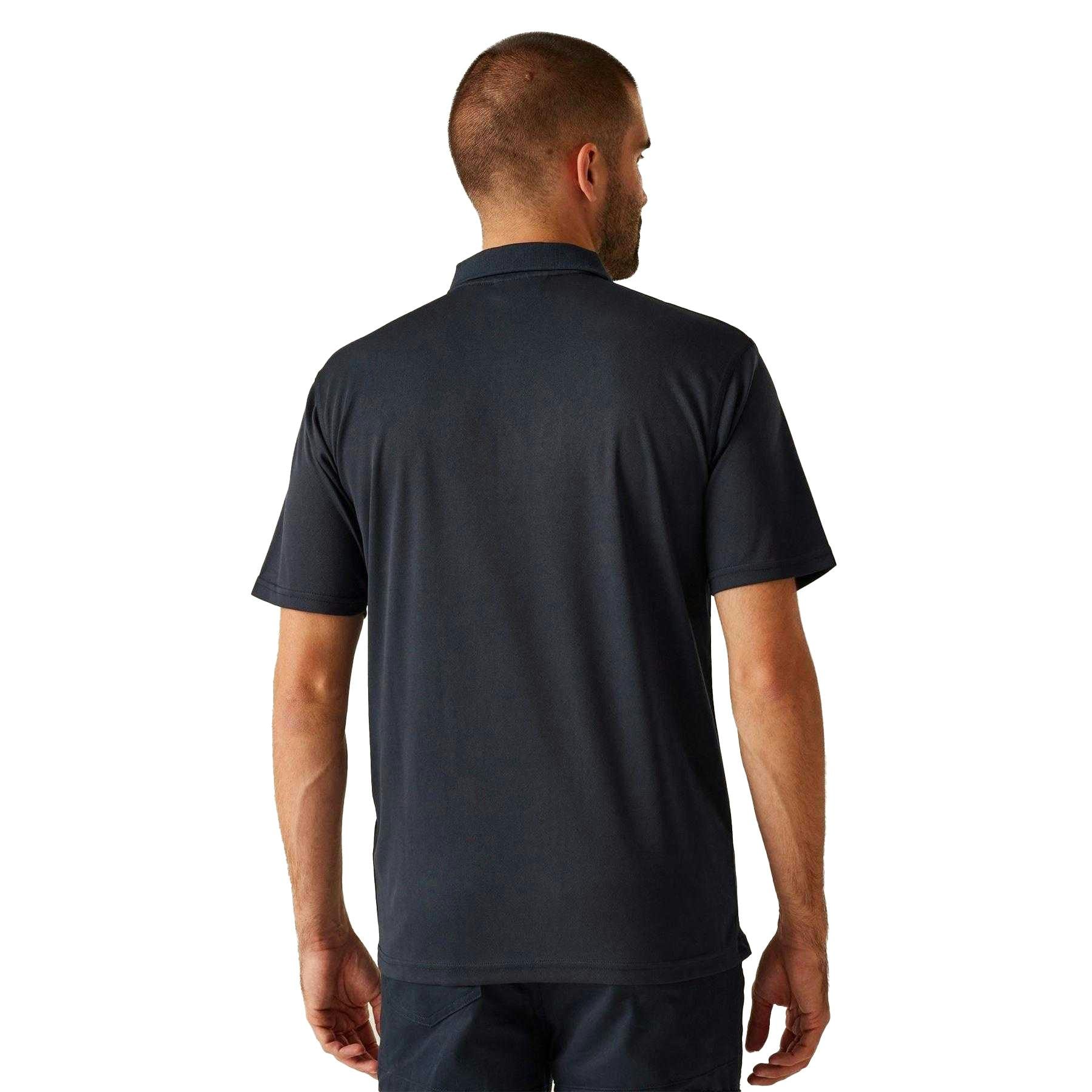 Regatta Men's Black Professional Plain Polo Shirt - Xl - 100% Mixed