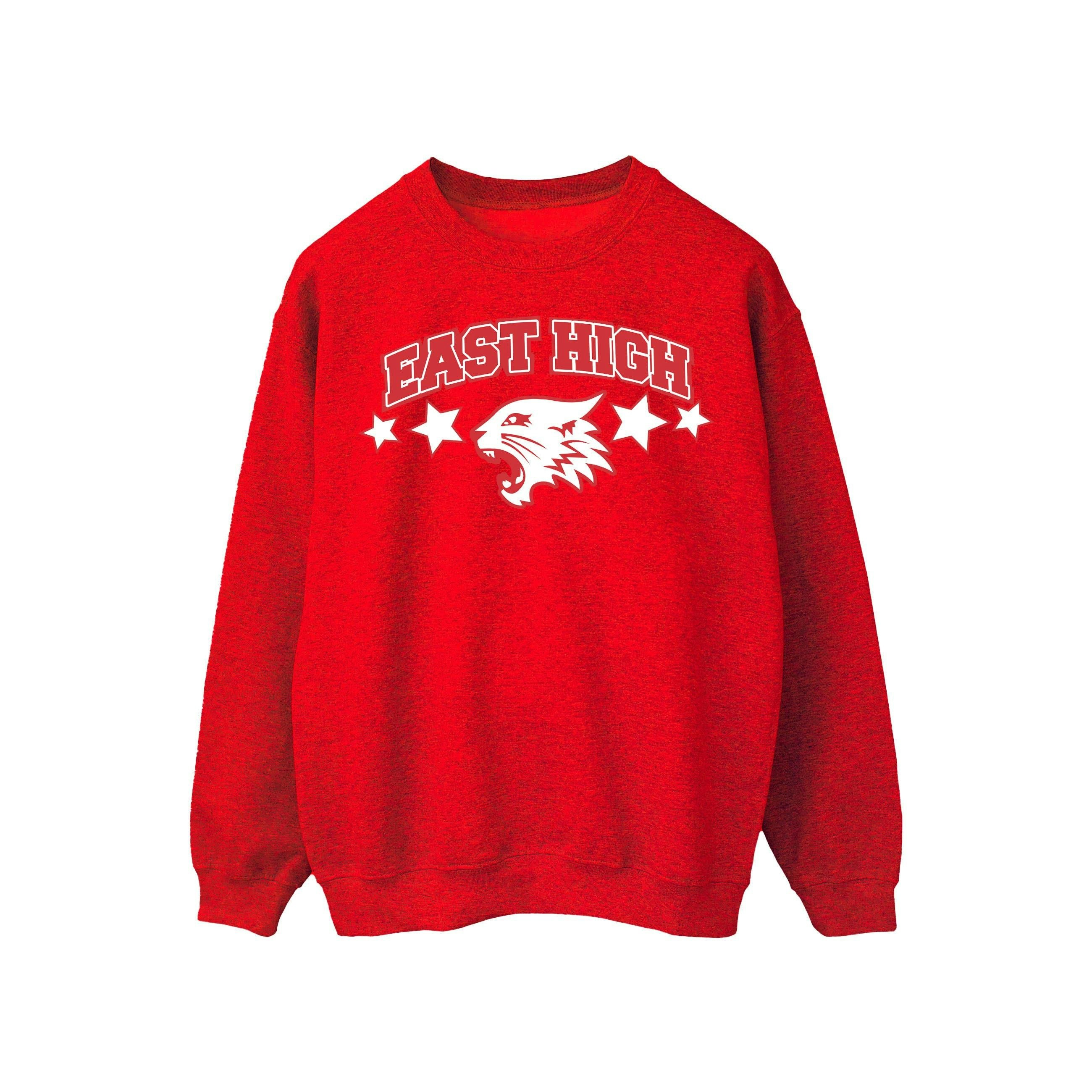 Disney Women's Red / High School Musical The Musical Wildcat Stars Sweatshirt - Medium