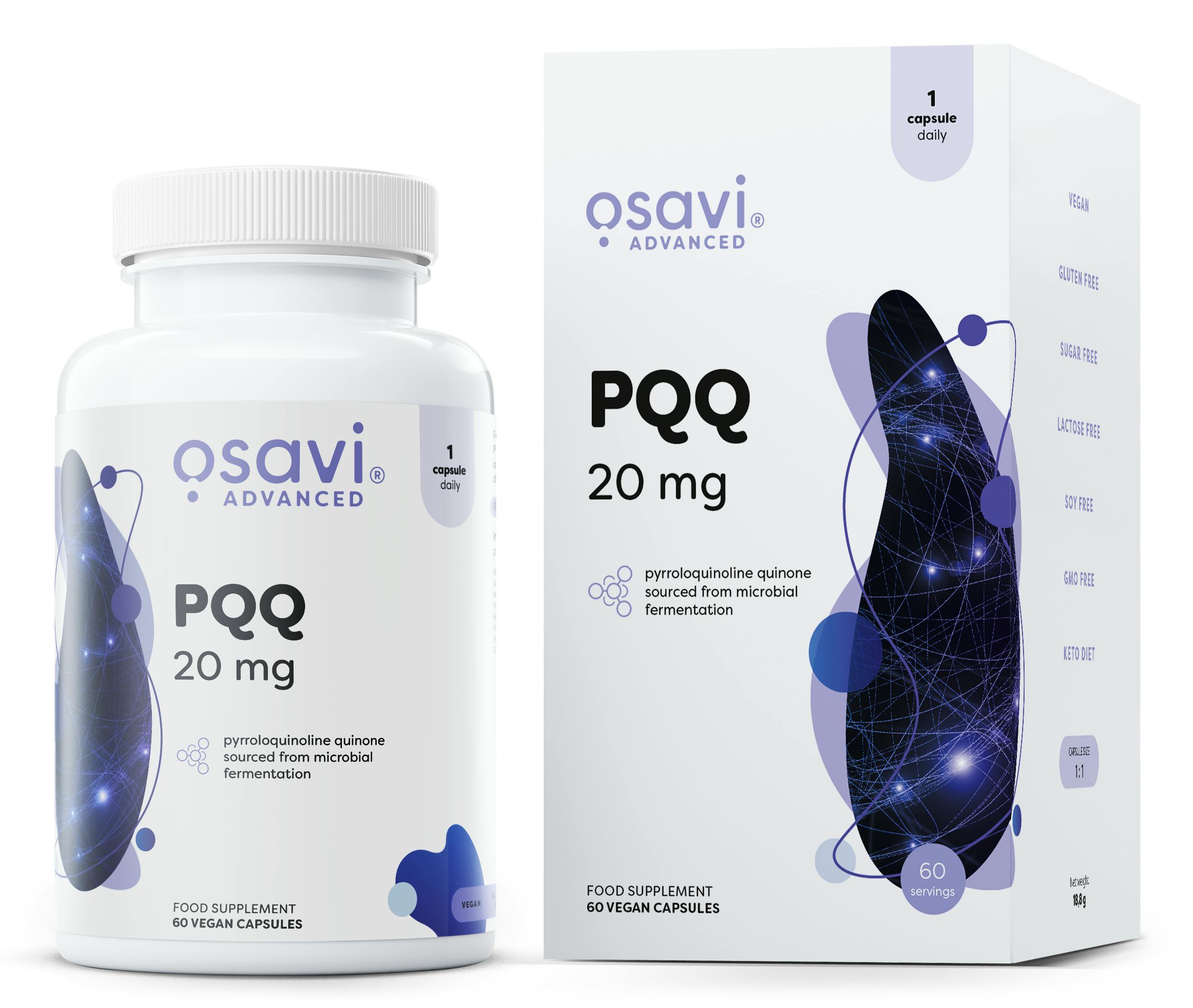 Osavi , Pqq, 20Mg - 60 Vegan Caps - Image 4