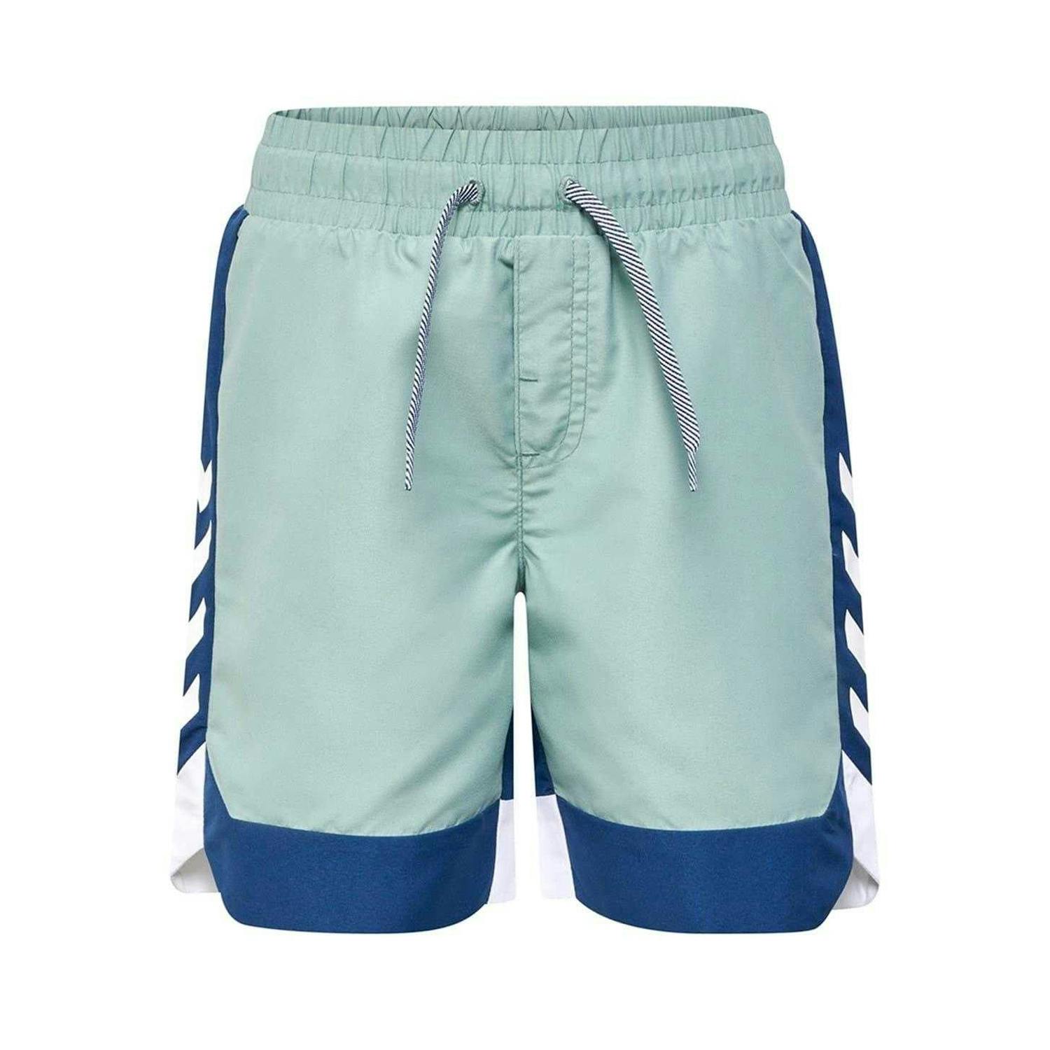 Hummel Blue Kids Regular Swim Shorts - Surf - 7-8 Years - Surf