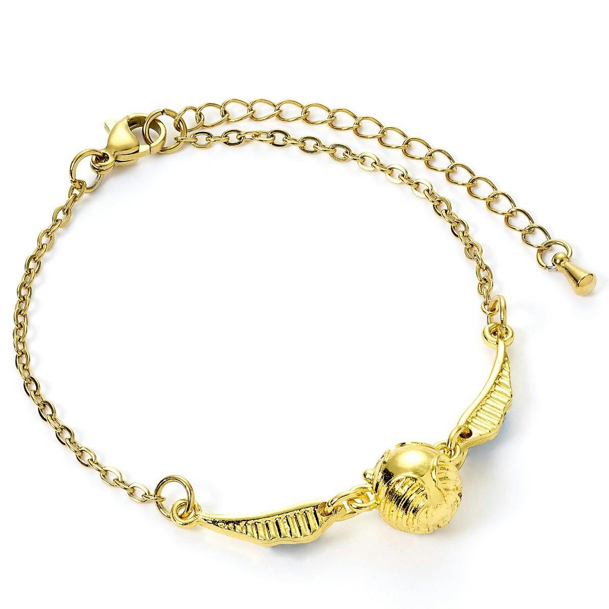 The Carat Shop Golden/Gold Harry Potter 3D Snitch Bracelet