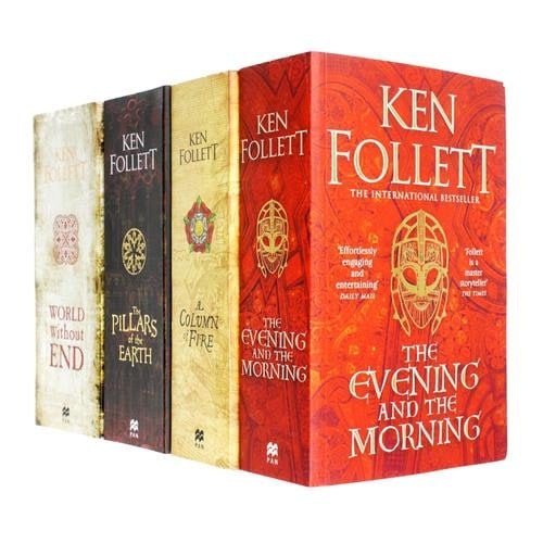 Macmillan Dark Ken Follett The Kingsbridge Novels Stories Collection 4 Books Set