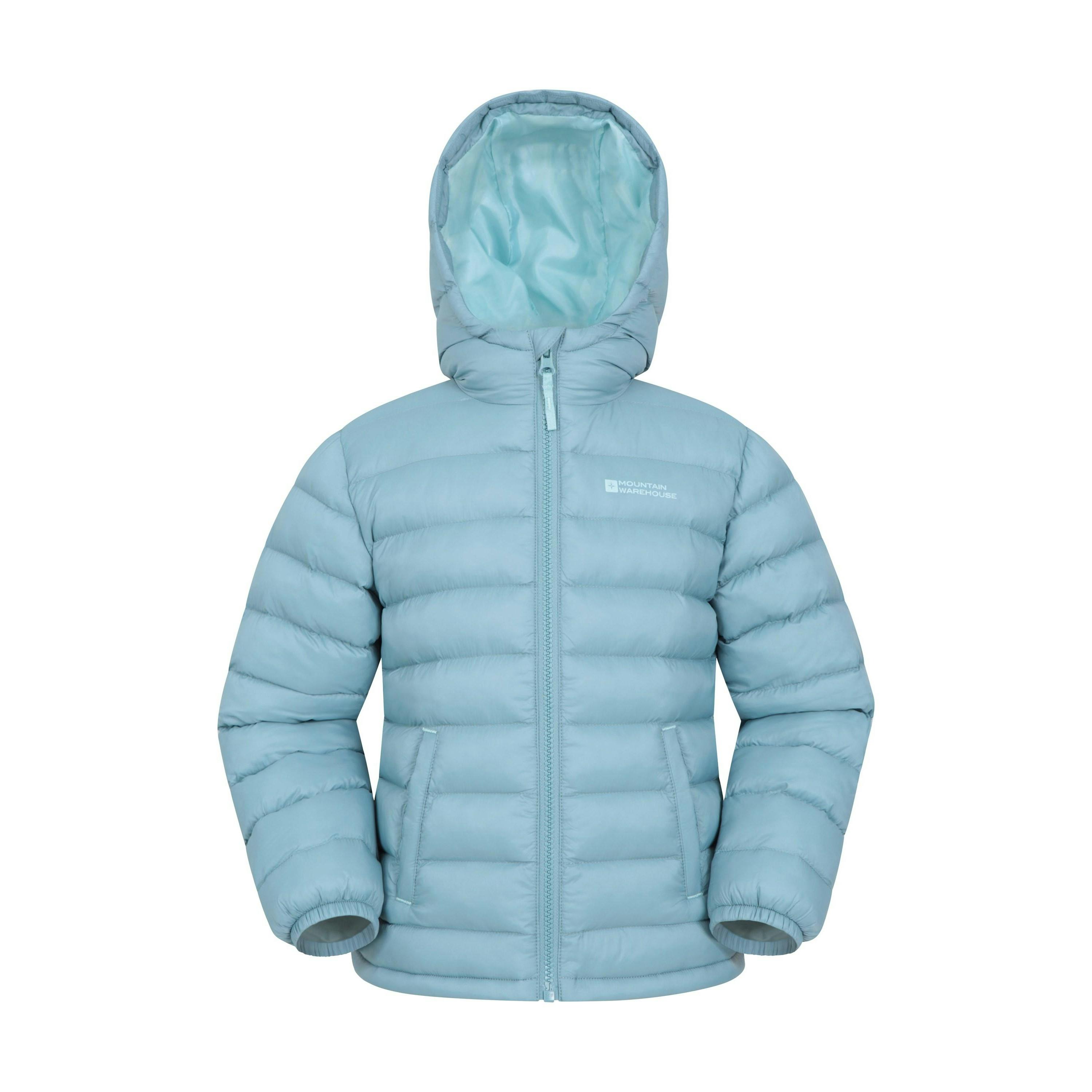 Mountain Warehouse Blue Childrens Seasons Ii Padded Jacket - Pale - 5-6 Years - Pale - 100% Polyamide