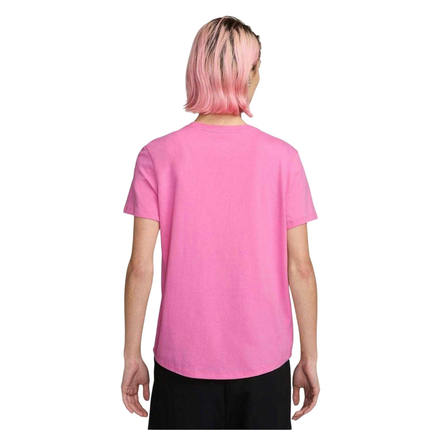 Nike Women's Pink Club T-Shirt - 10 Uk - 100% Polycotton