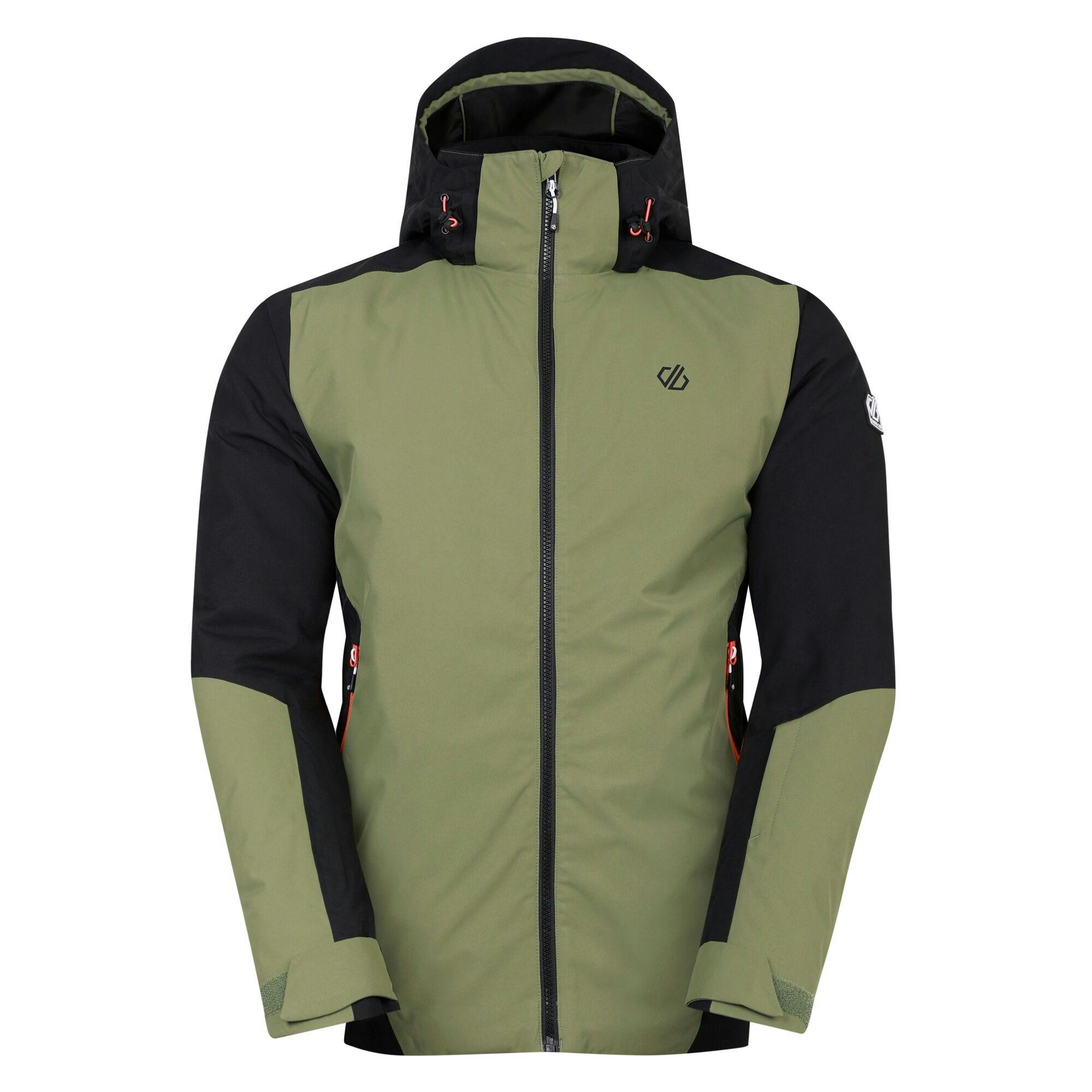 Dare 2B Men's Black/Green Precision Ii Ski Jacket - /Olivine - 3XL - /Olivine - 100% Mixed