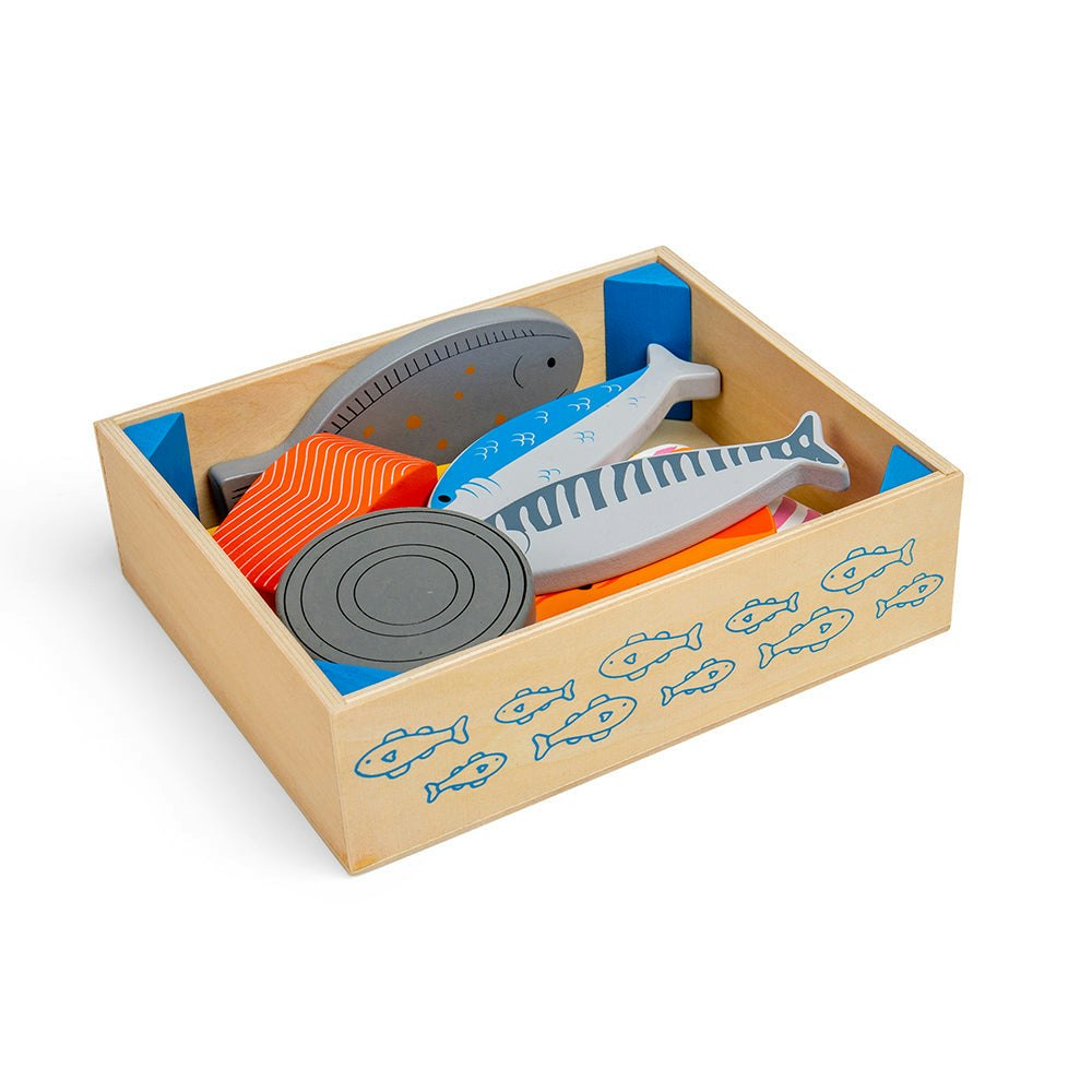 Bigjigs Toys Salmon Fish Crate