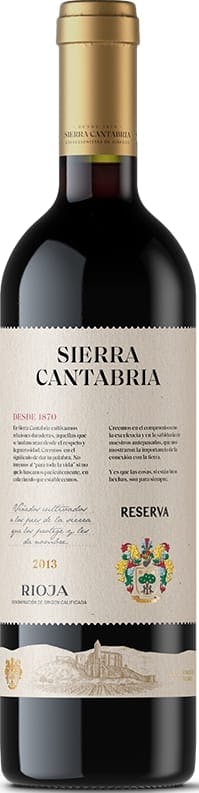 Various Wine Red/Light Sierra Cantabria Rioja Reserva 2018 75Cl - Pack Of 6