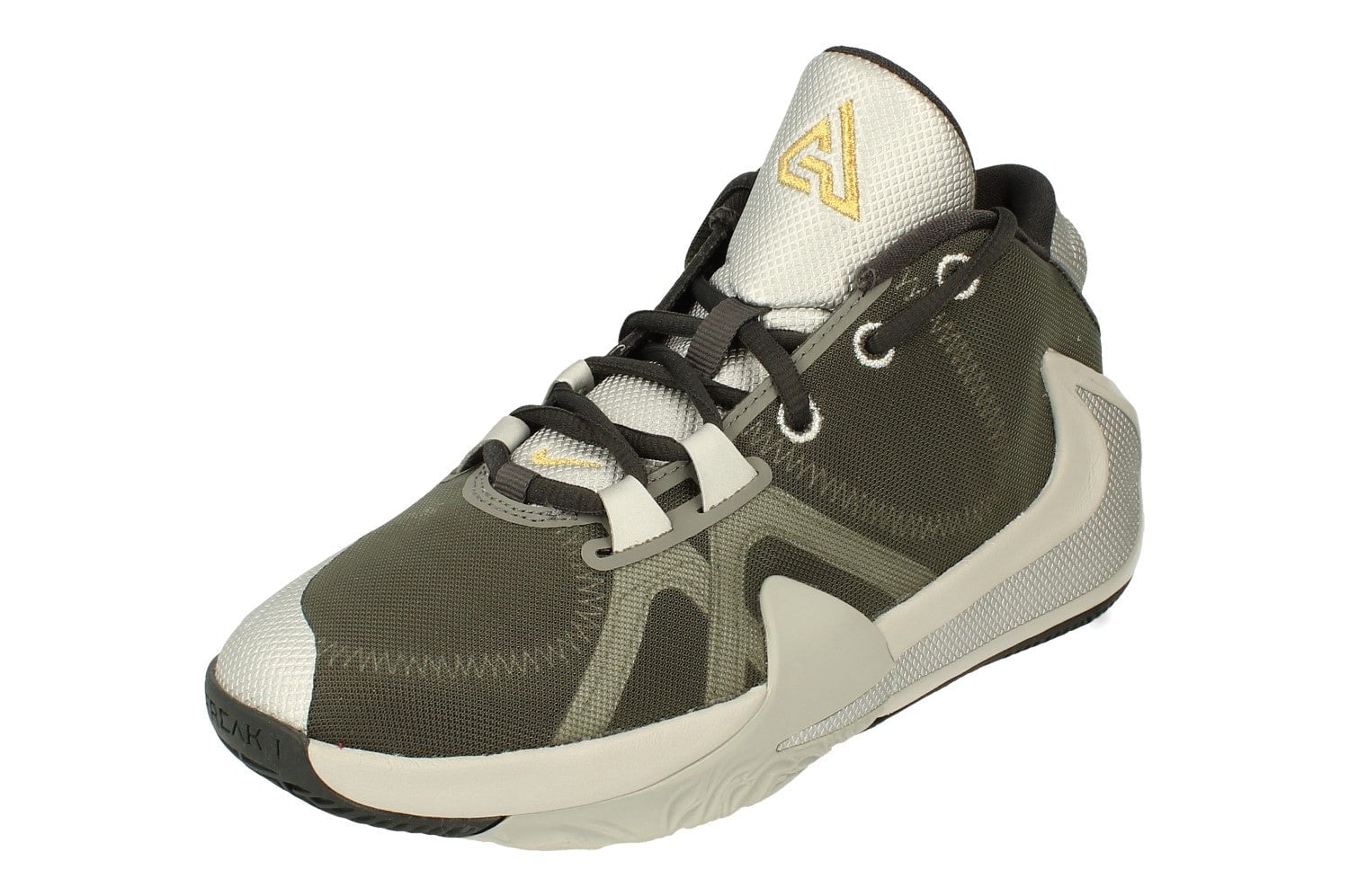 Nike Grey/Silver Freak 1 Gs Basketball Trainers Bq5633 050 - Uk 5 | Us 5.5Y | Eu 38