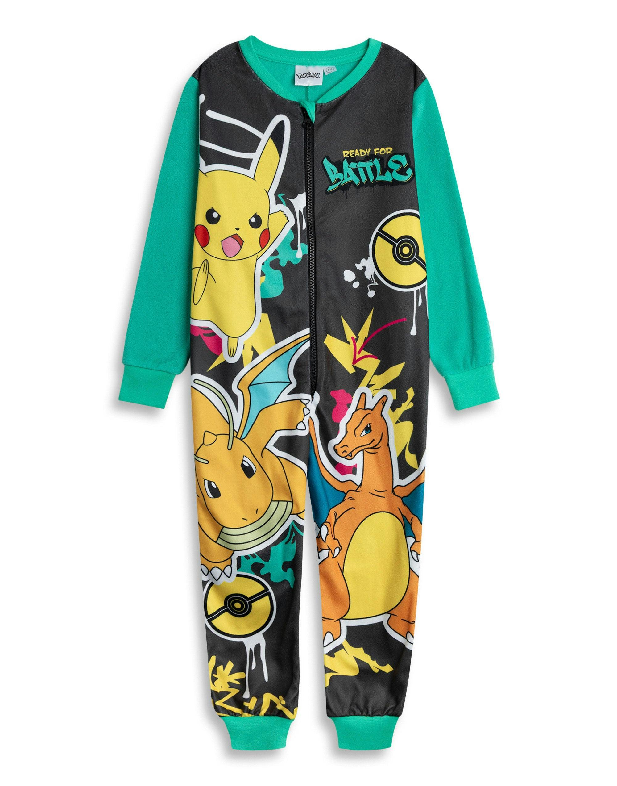 Vanilla Underground Boys Pokemon Multicoloured Pikachu Onesie - 13-14 Years