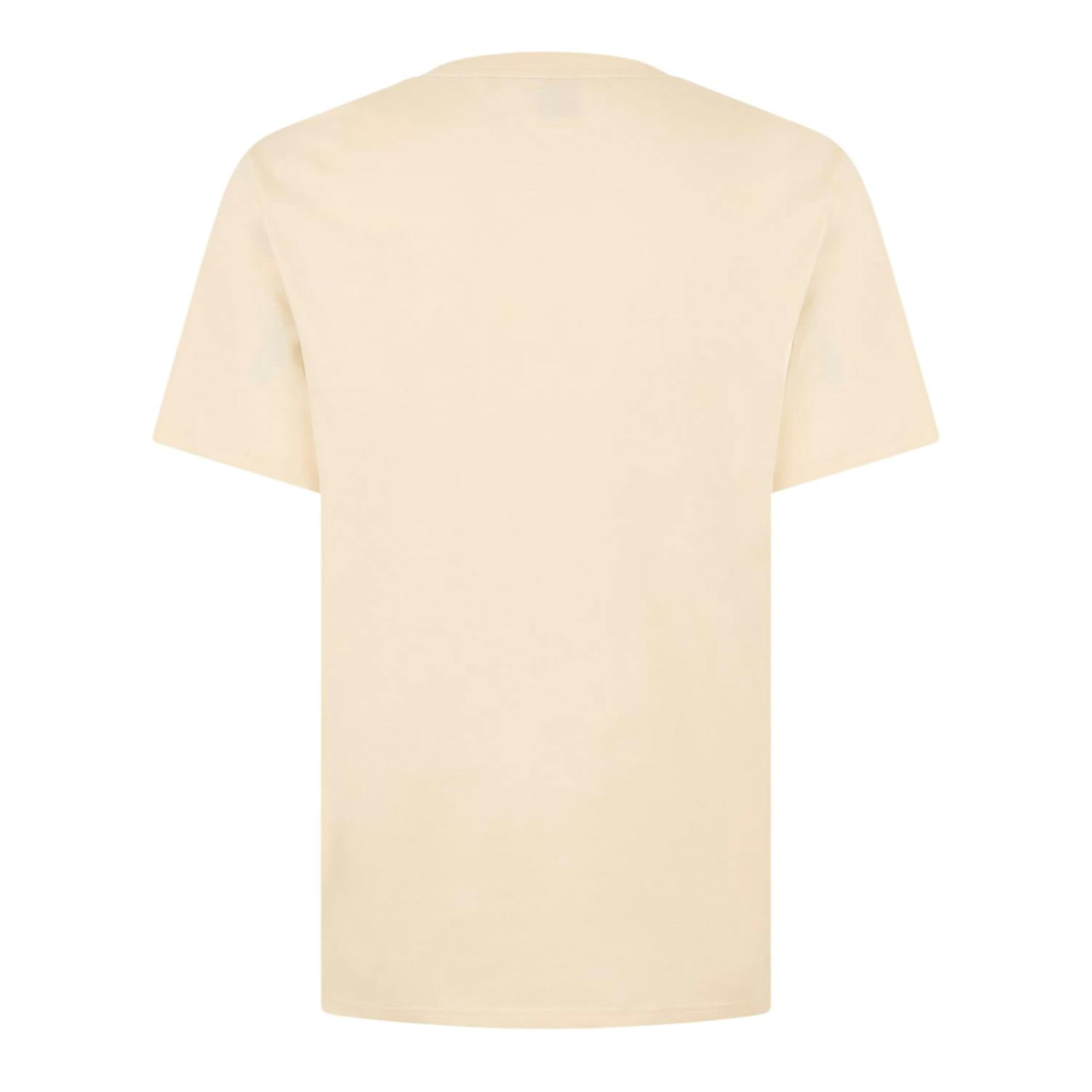 Boss Men's Blue/Beige Hbw Logo T-Shirt - L - 100% Mixed