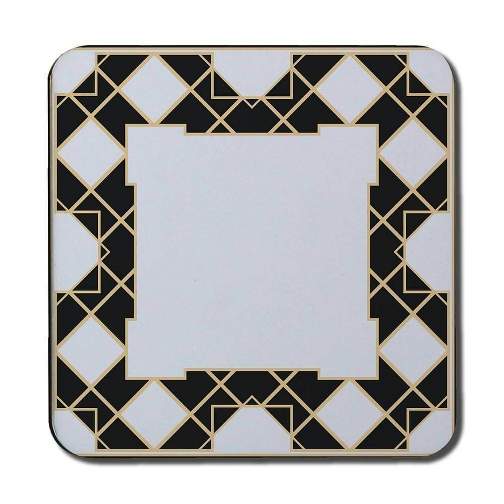 Benjamin Tate Design Art Deco Diamond Border (Coaster)