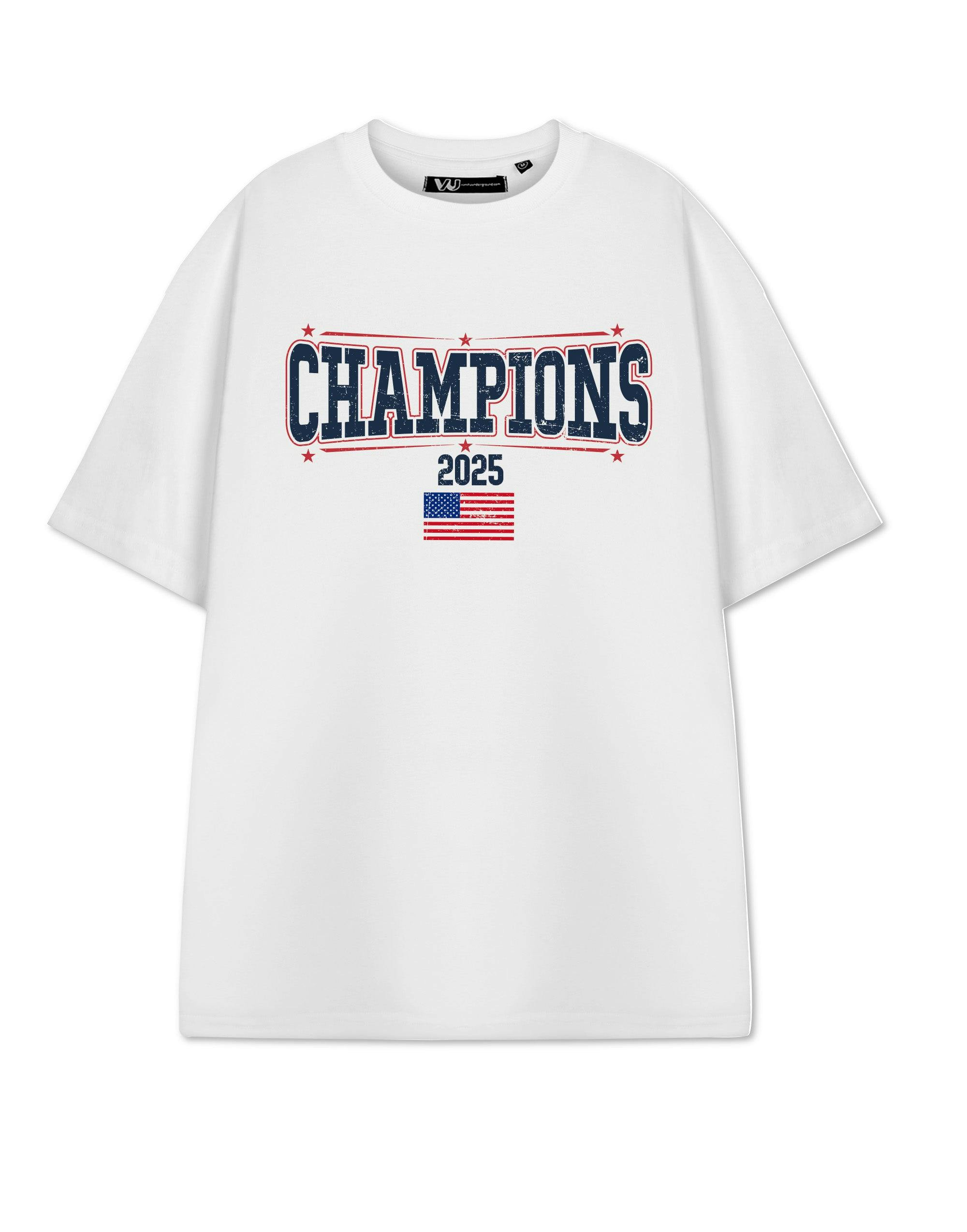 Vanilla Underground Unisex White Show Me The Merch Champions Short Sleeved T-Shirt - X-Large