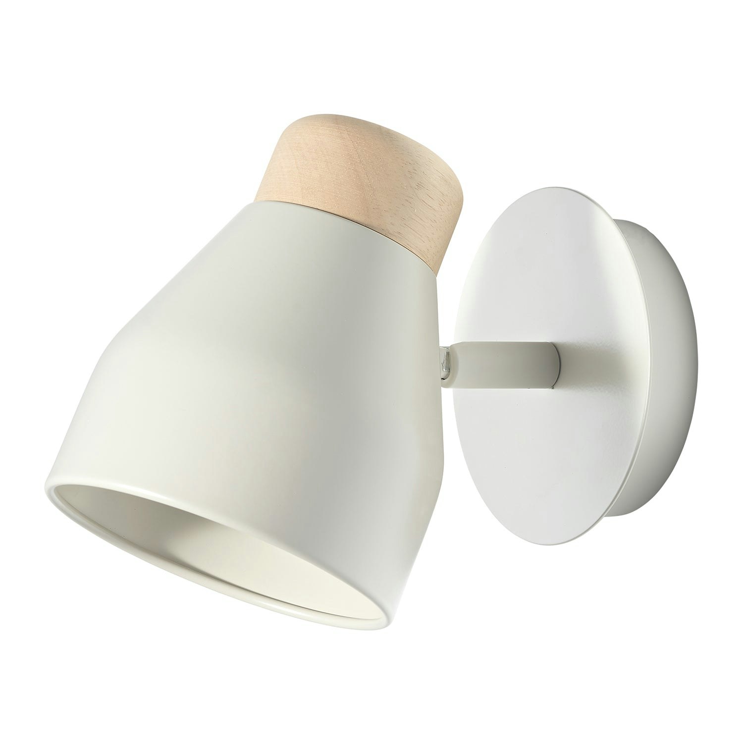 Happy Homewares Light/Grey Contemporary Scandinavian Designed Wall Fitting In Pastel Muted Dove