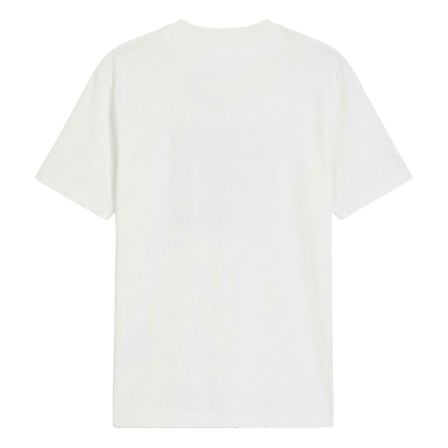 Hugo Men's Red/White Bull Crew Neck T-Shirt - M - 100% Cotton